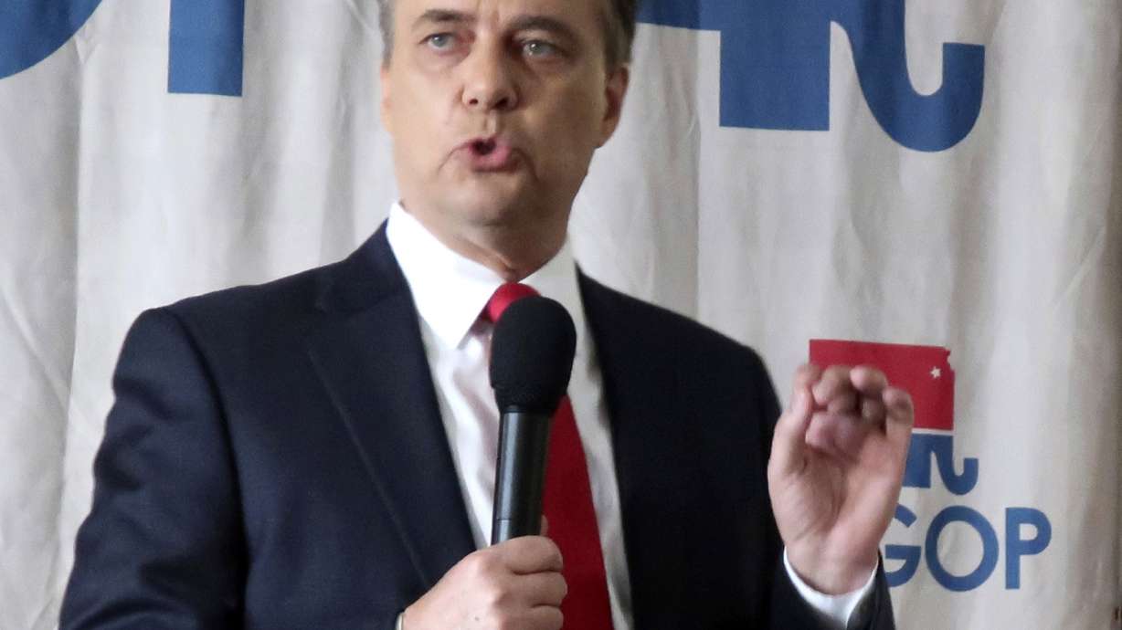 Kobach's running mate funding campaign for Kansas governor