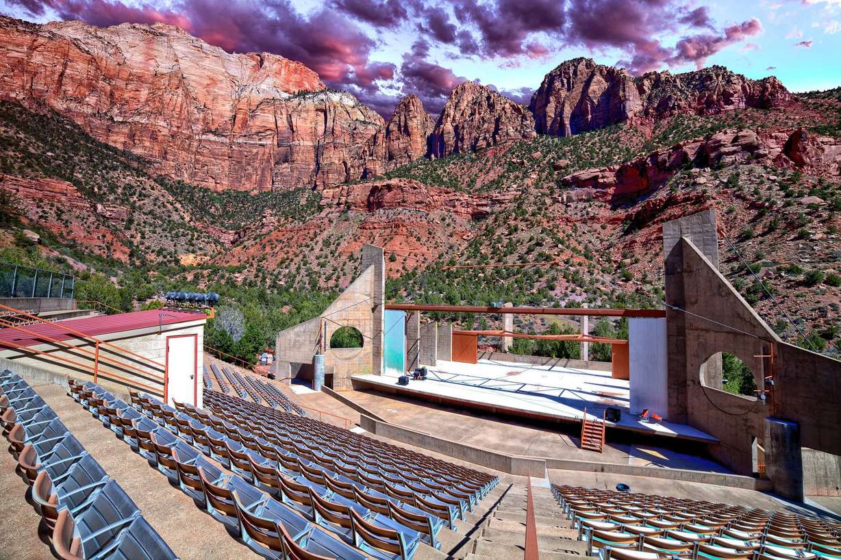 O.C. Tanner Amphitheater in Springdale, Utah. (File photo courtesy of Santiago Photography via St. George News)