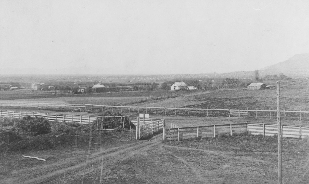 A view of southern Salt Lake City and the Salt Lake Valley from modern-day Sugar House. The southern part of the city and valley, including where the artesian well is was a popular farming area in the mid-to-late 1800s. (Photo: Utah State History)