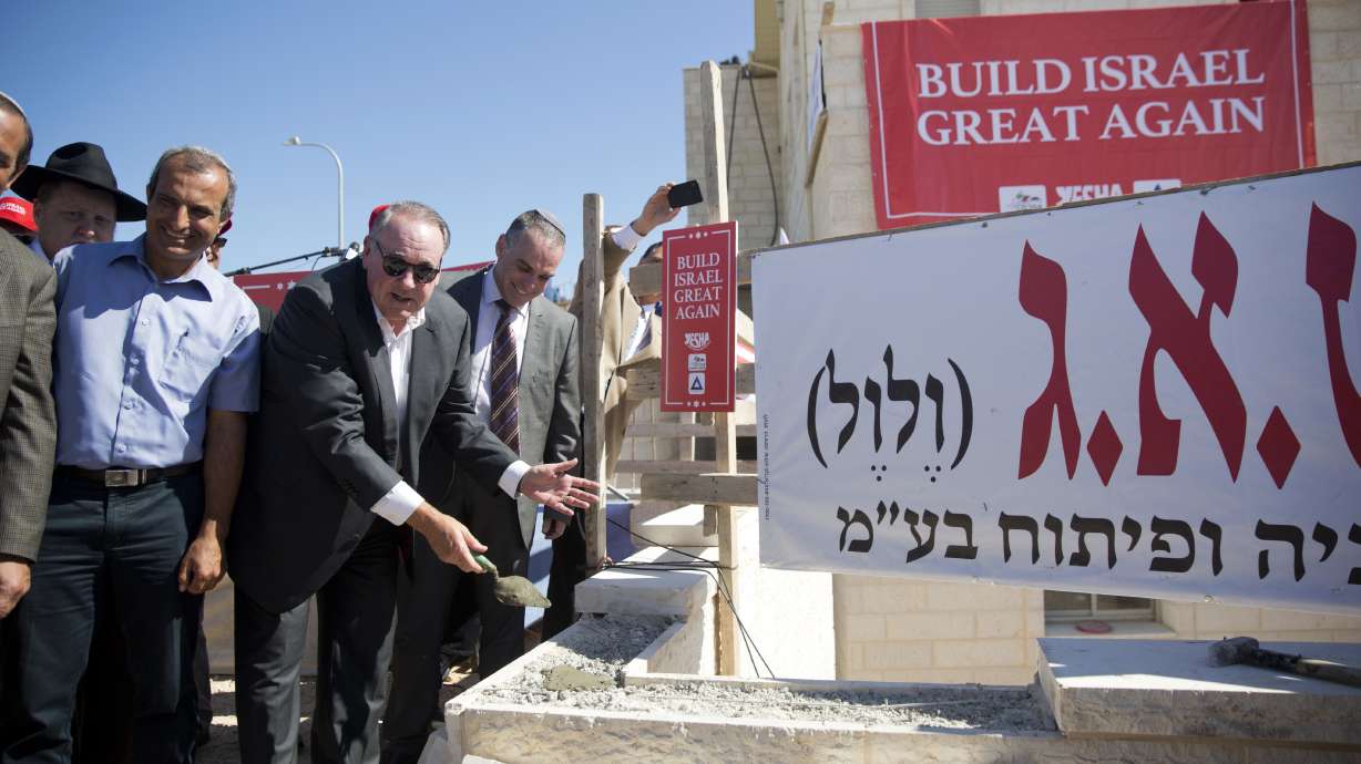 Mike Huckabee says he may buy home in West Bank settlement