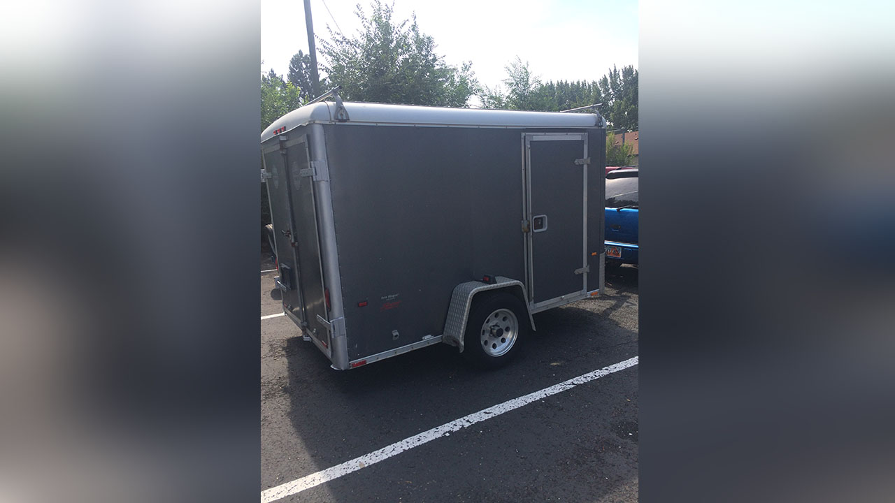 John Berry says most of his sports memorabilia collection was stolen over the weekend when the trailer that contained it vanished from a parking area at the Vista Montana Condominiums in West Jordan Tuesday, July 1, 2018.