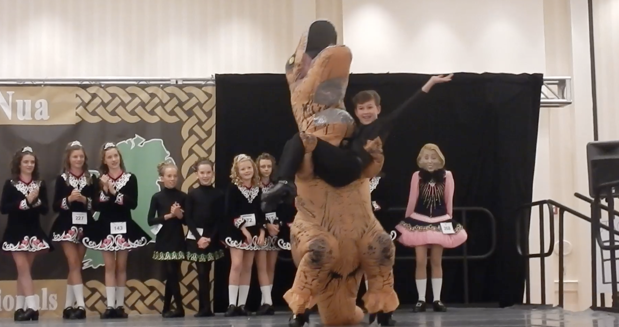 Have You Seen This? This T. rex is great at Irish Dancing