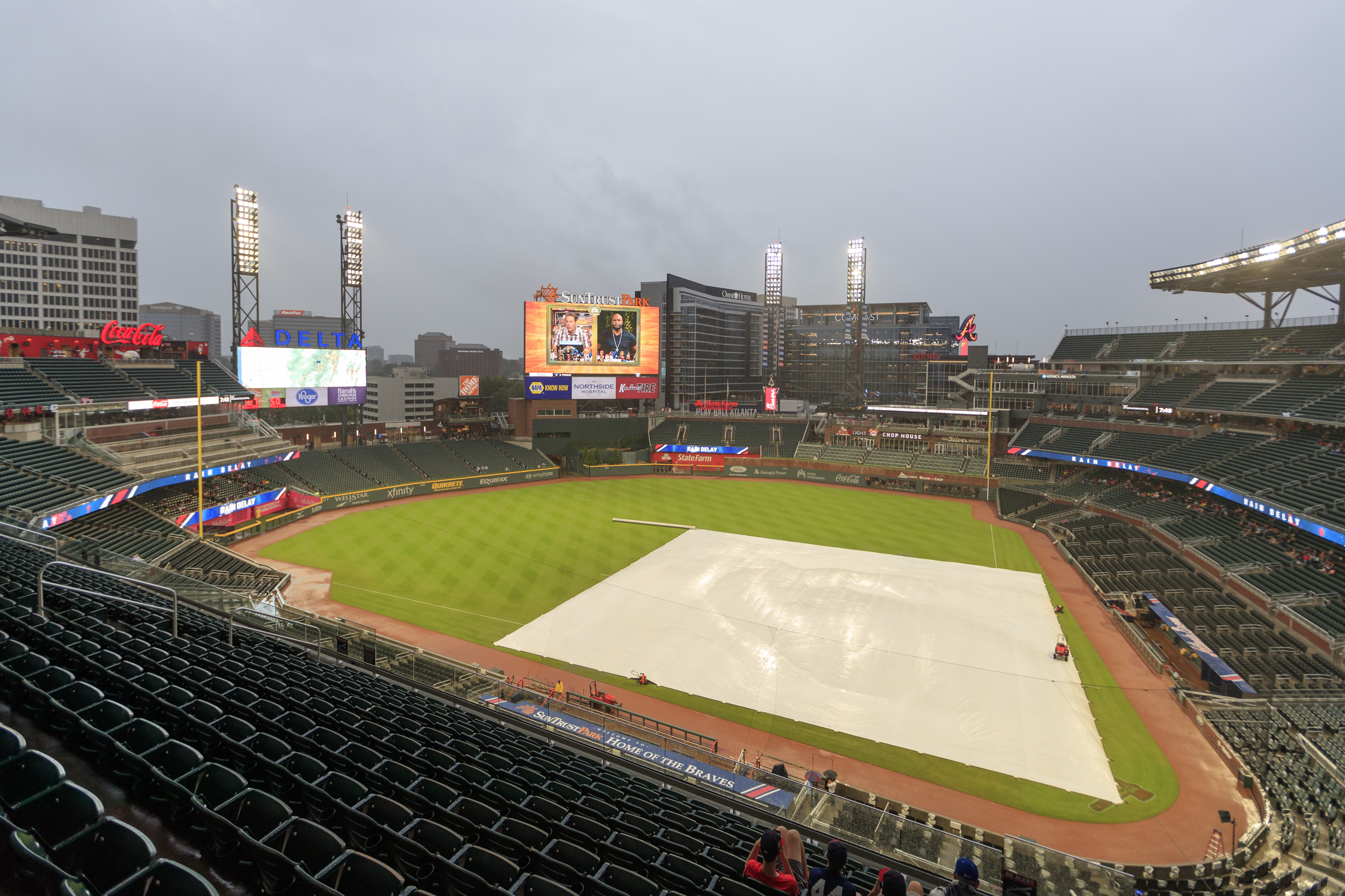 Marlins-Braves rained out, to be part of DH on Aug. 13