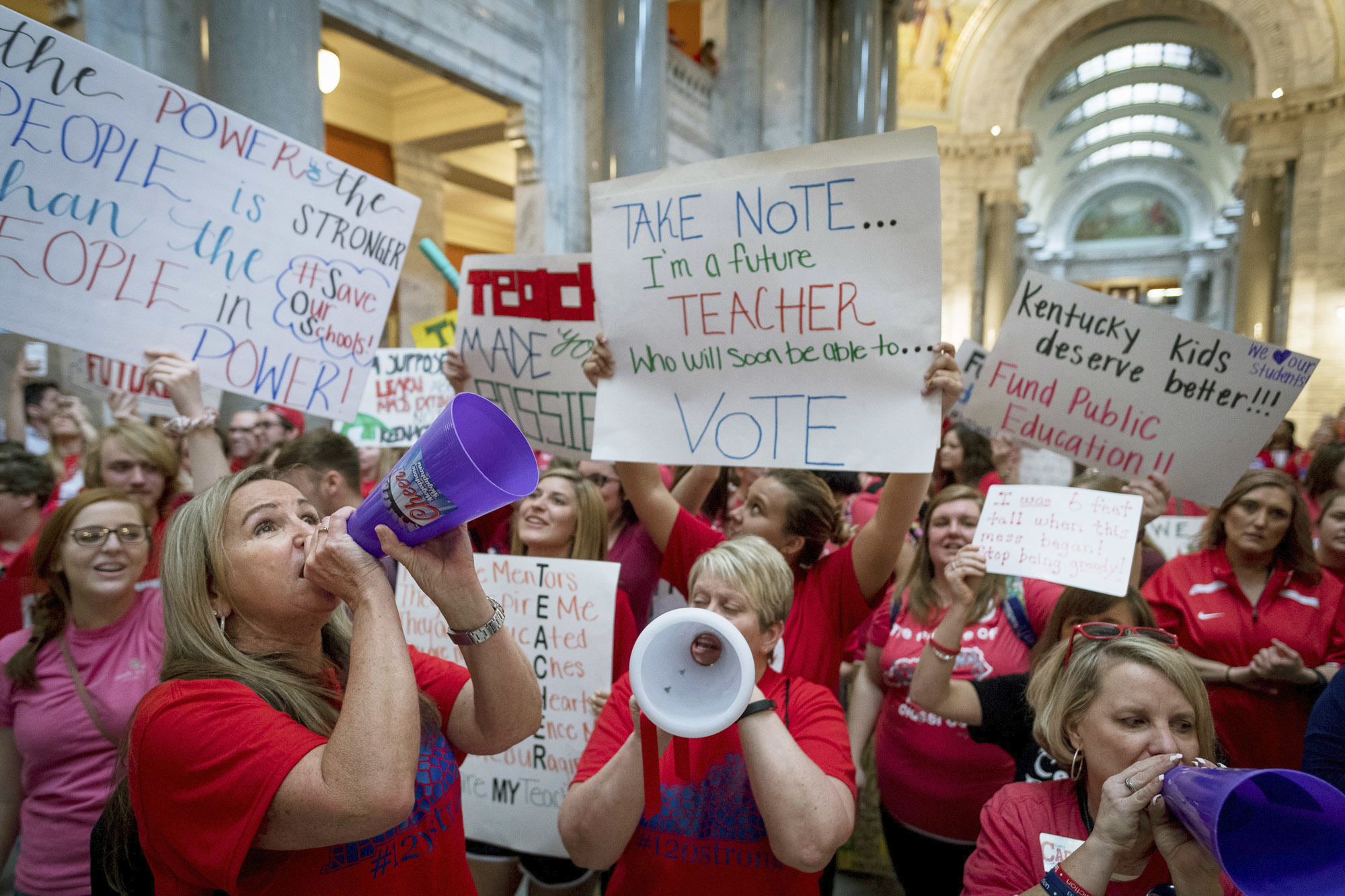 Teachers to mount insurgency at Kentucky's campaign kickoff