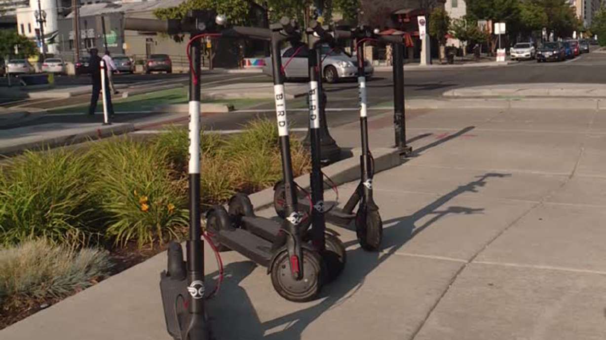 A 13-year-old boy is in the hospital after being hit by a car while riding an electric scooter in South Jordan.