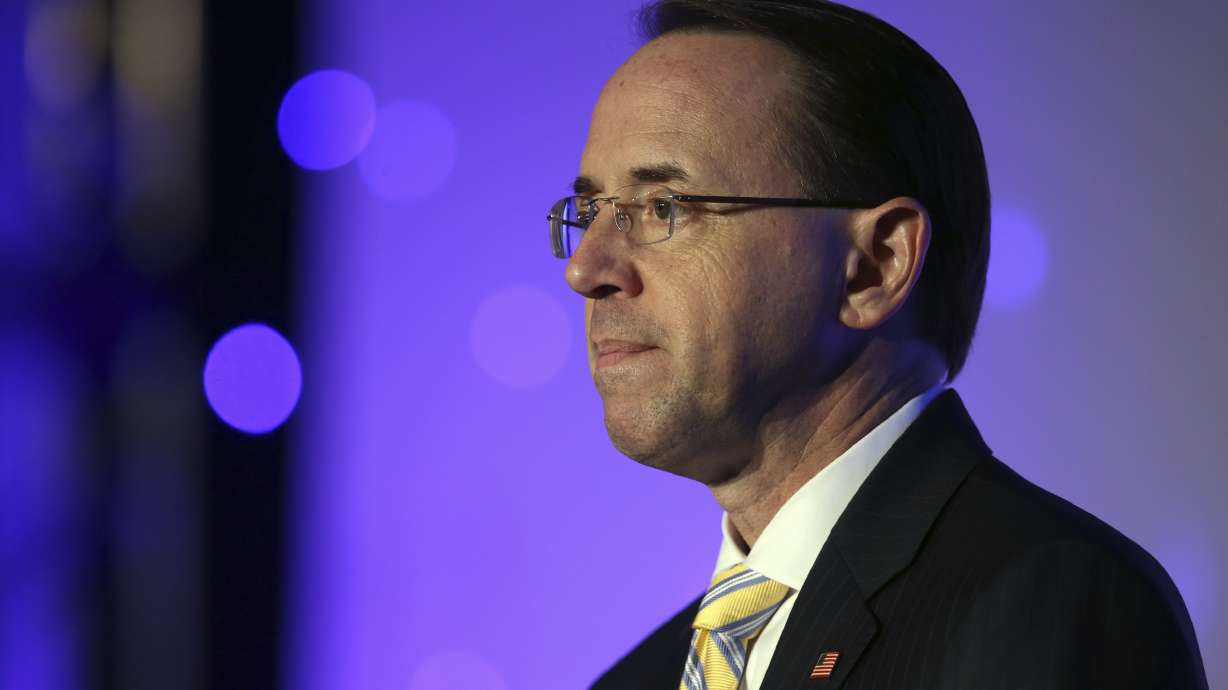 Rosenstein avoids talk of Russia probe or effort to oust him
