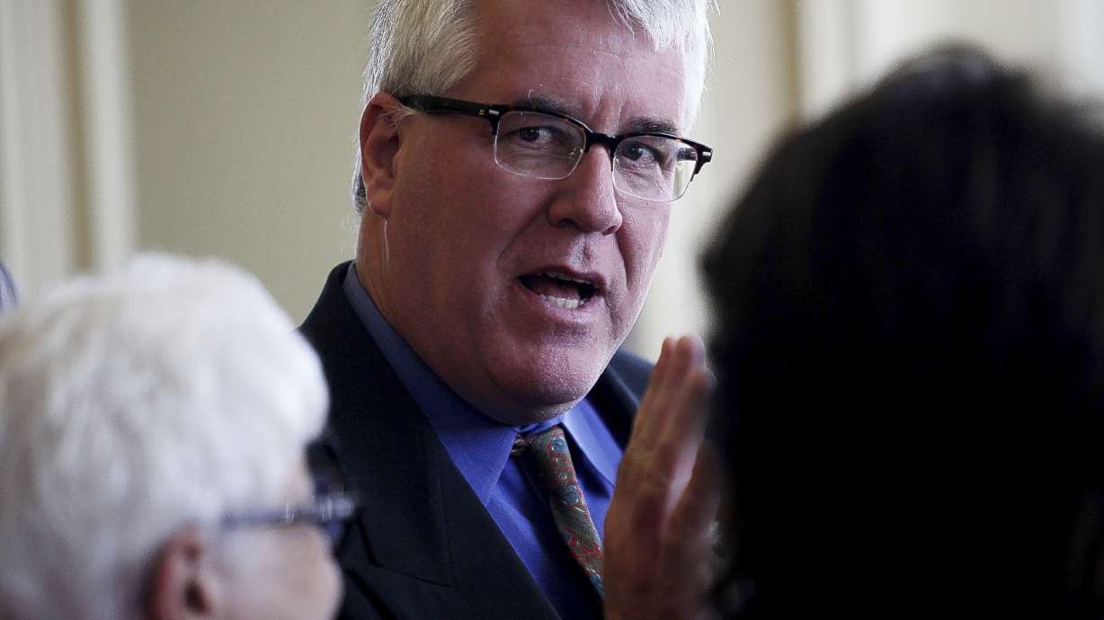 The Latest: Senator vows to fight domestic violence charges