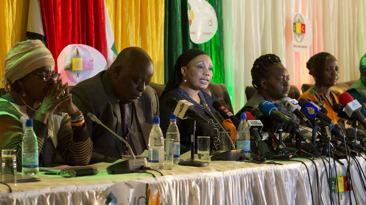 Zimbabwean president talks unity; challenger alleges fraud