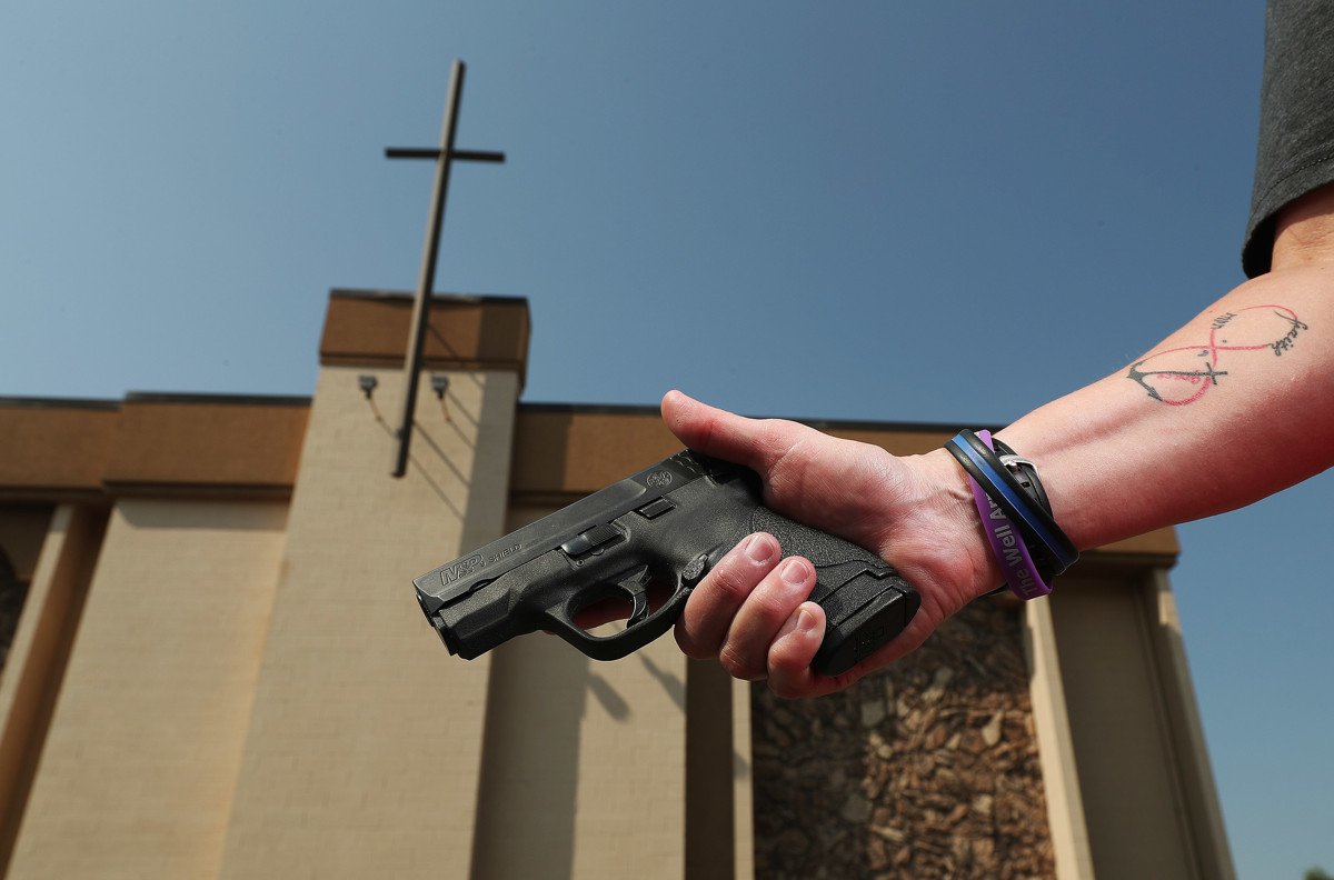 Are churches safer when worshippers are armed?