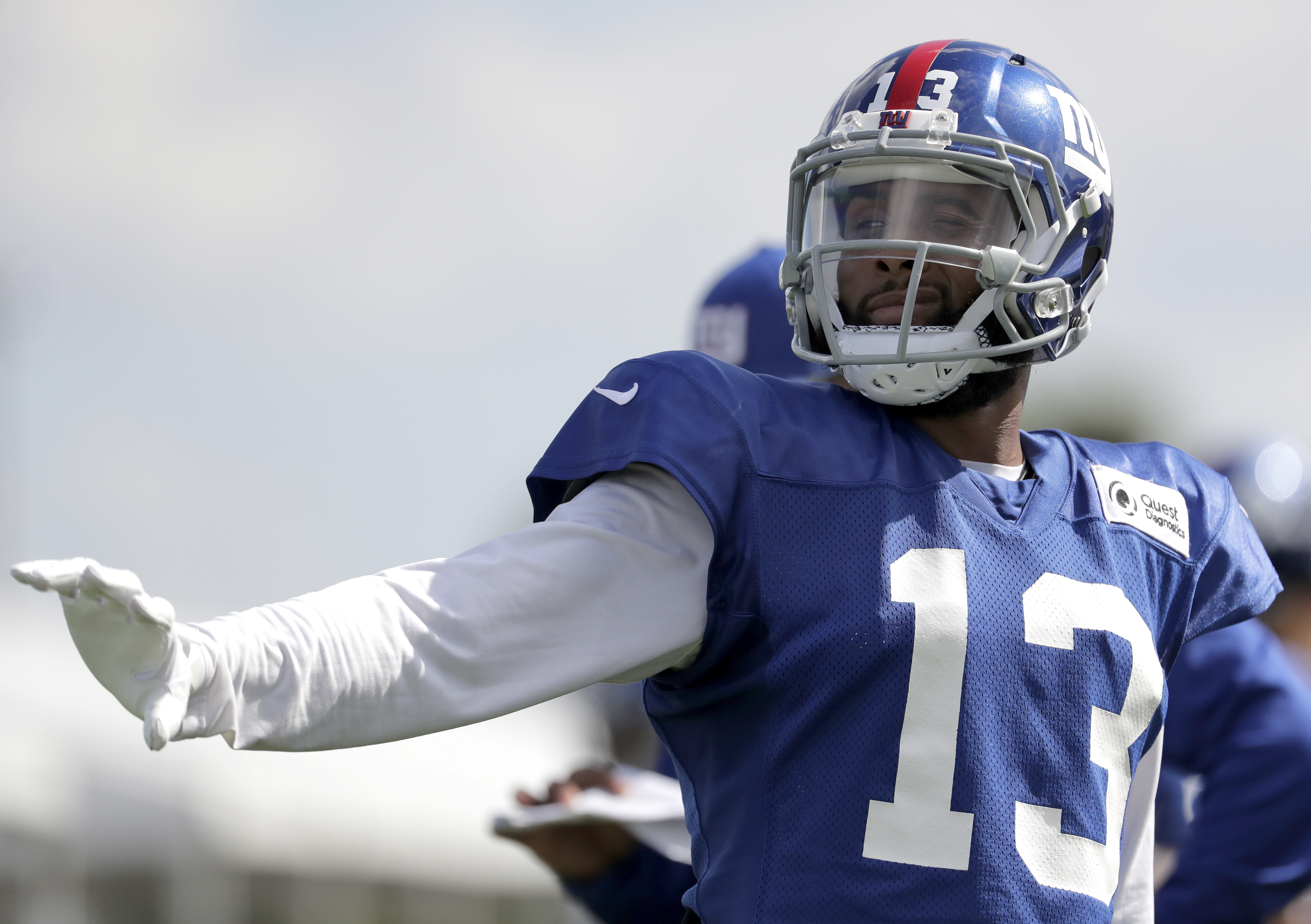 Giants' Beckham thankful to be back on field after injury