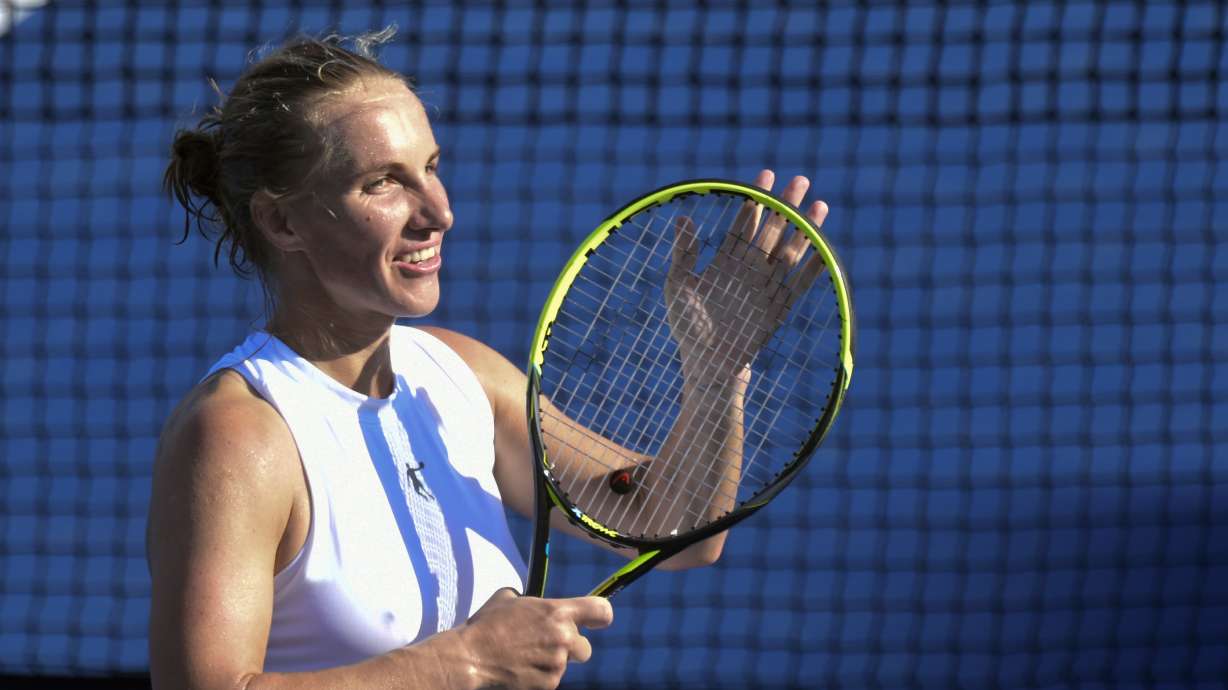 Kuznetsova saves 4 match points, tops Vekic at Citi Open