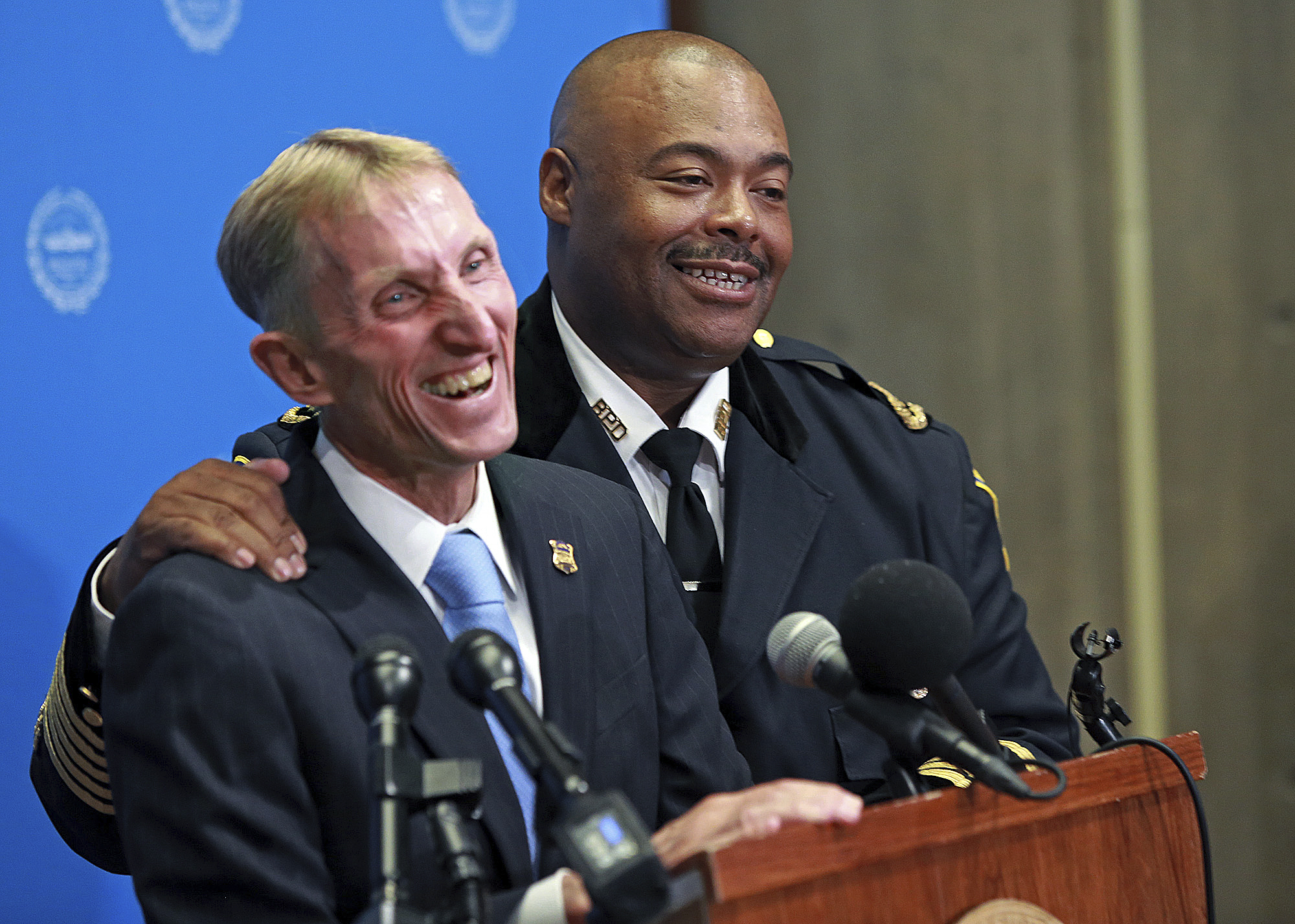 Boston's 1st black police commissioner sworn in
