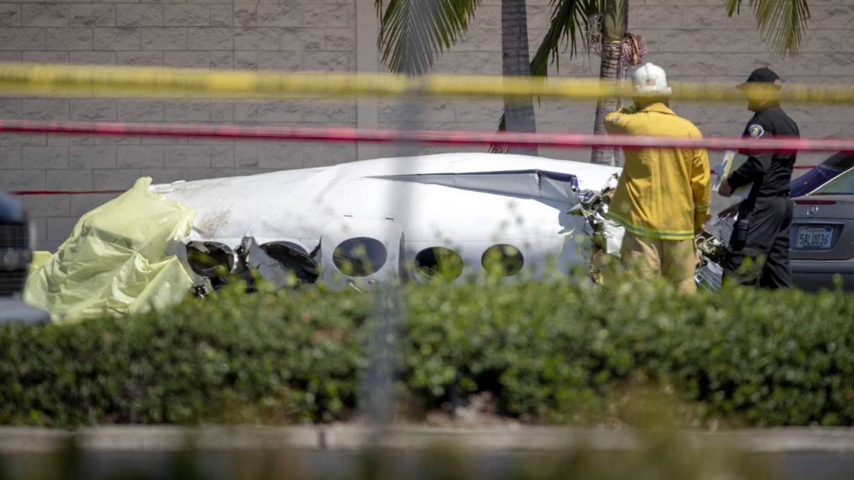 The Latest: Pilot's emergency call didn't specify problem