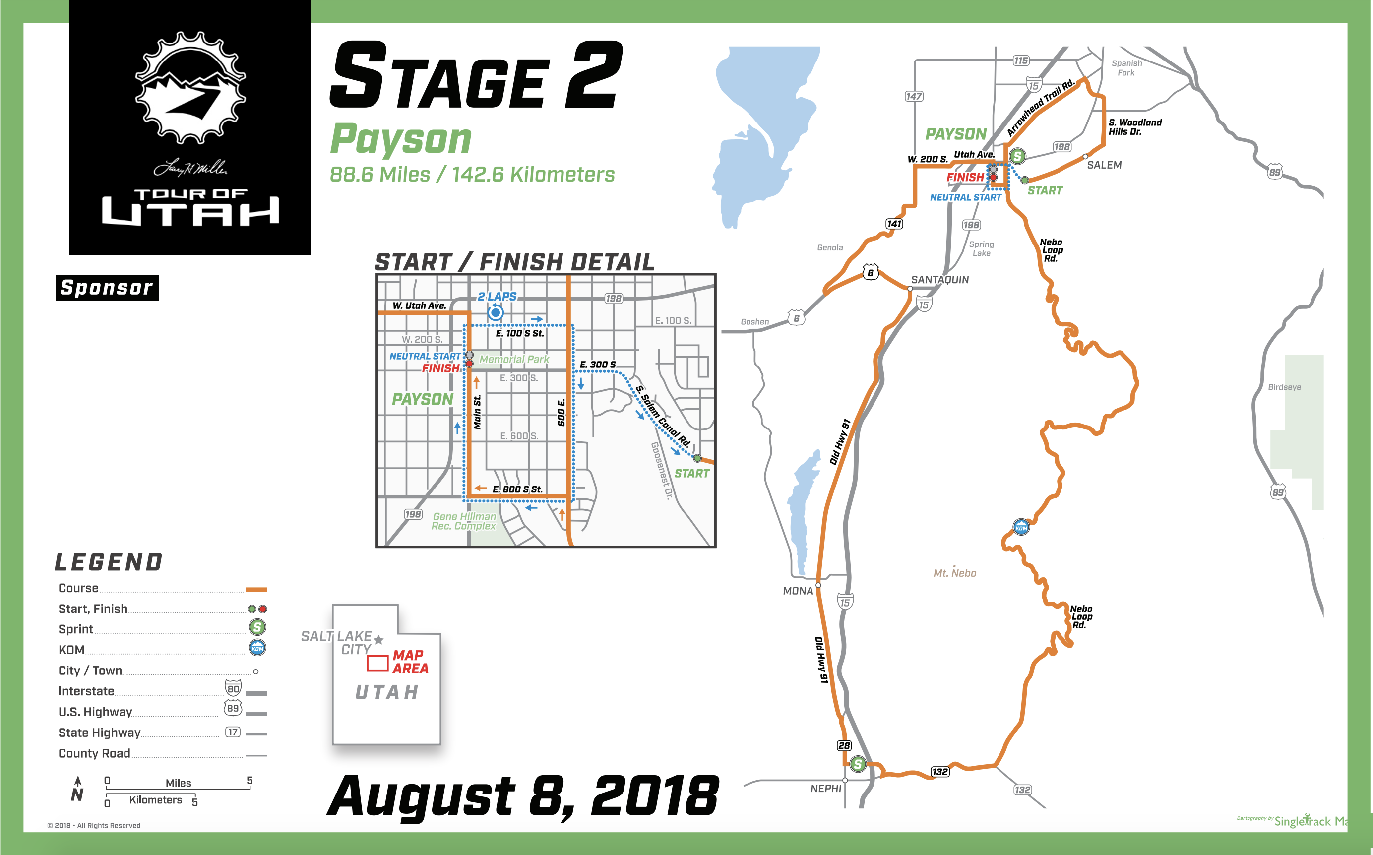 All the road closures you need to know about for the Tour of Utah bike race