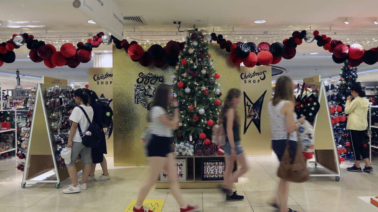 London department store launches Christmas shop _ in August