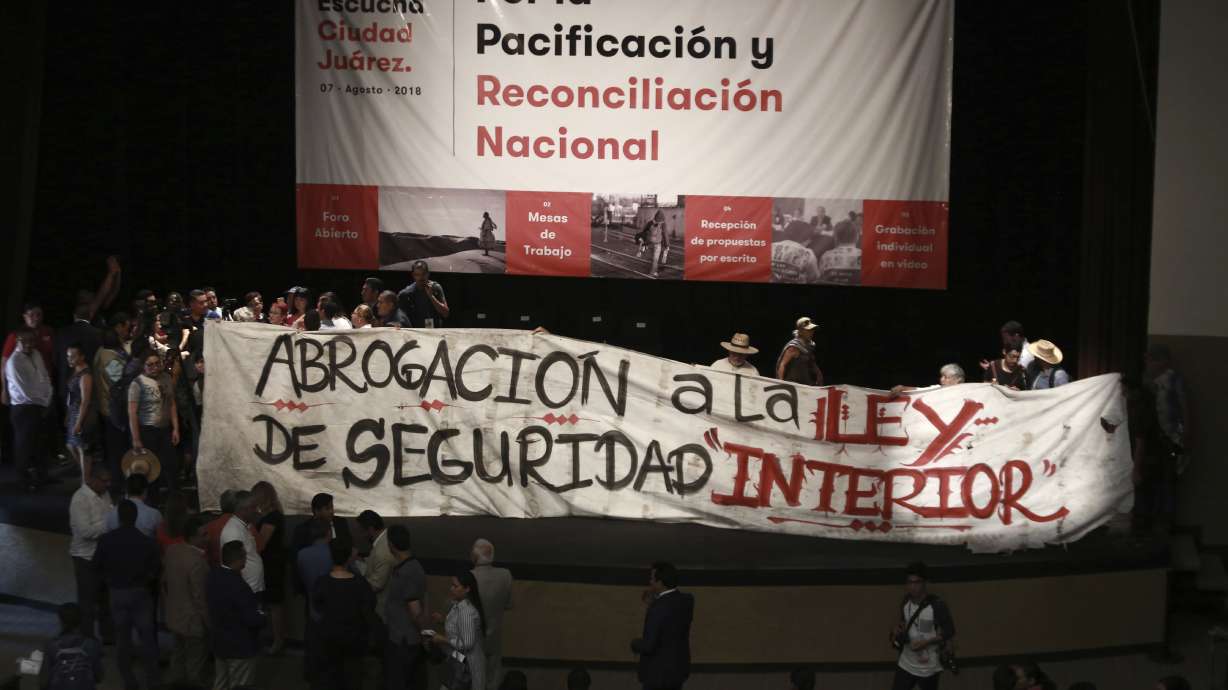 Mexico's president-elect pledges justice at security forum