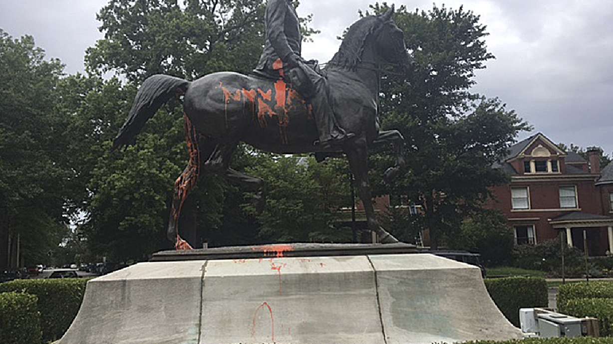 Kentucky city to move statues honoring Confederate, nativist