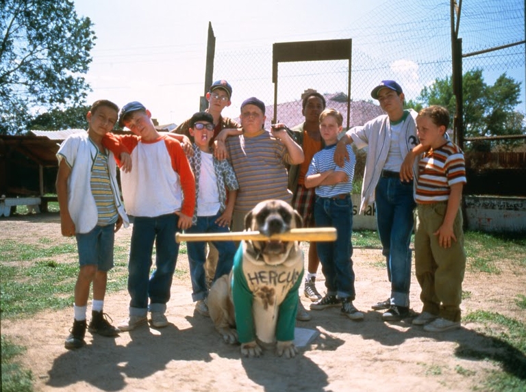 The cast members "The Sandlot" are shown in a promotional photo back in 1993 when the movie came out. (Photo: Fox)