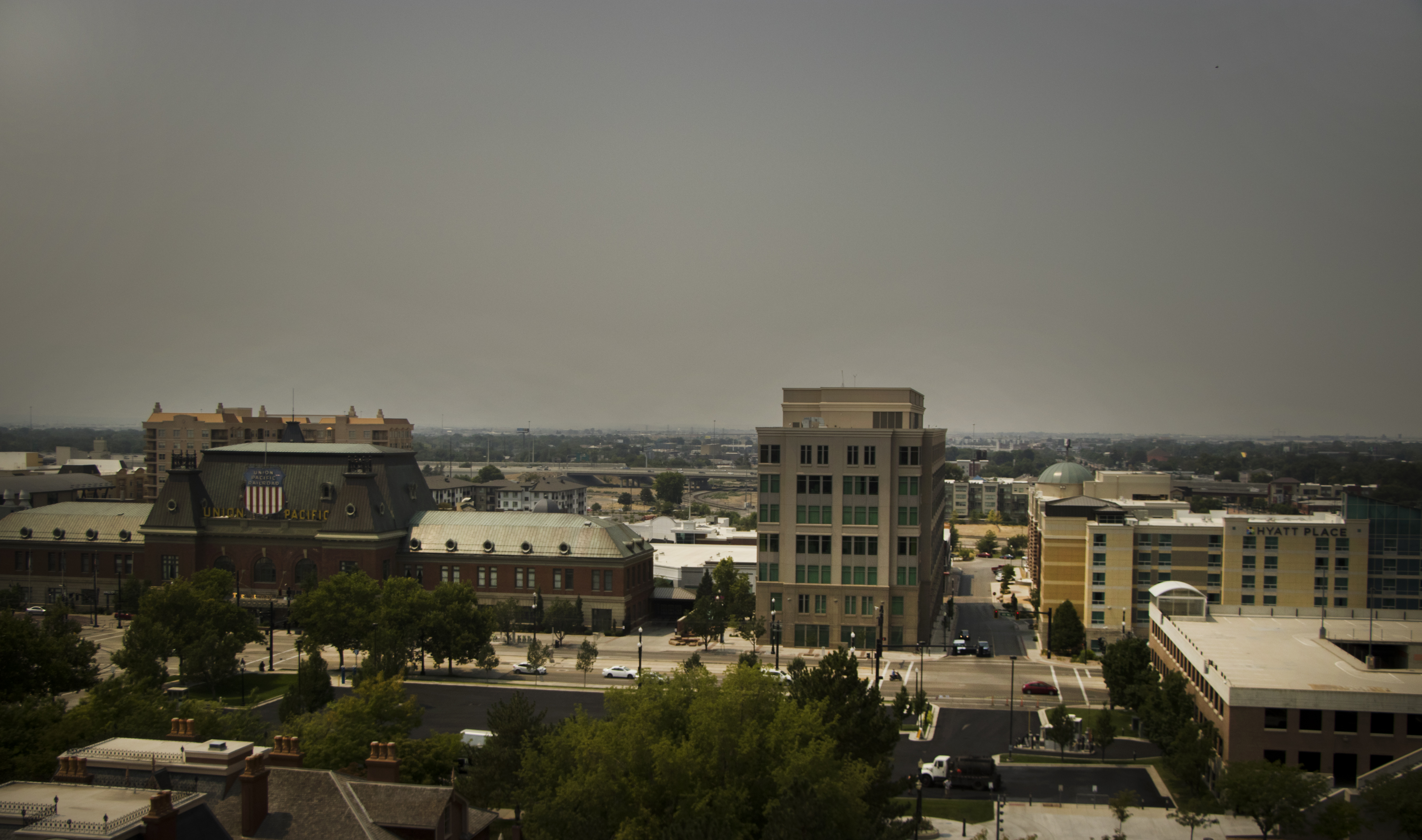 A photo from the eighth floor of the KSL Buiding on Aug. 11, 2018. (Photo: Carter Williams, KSL.com)