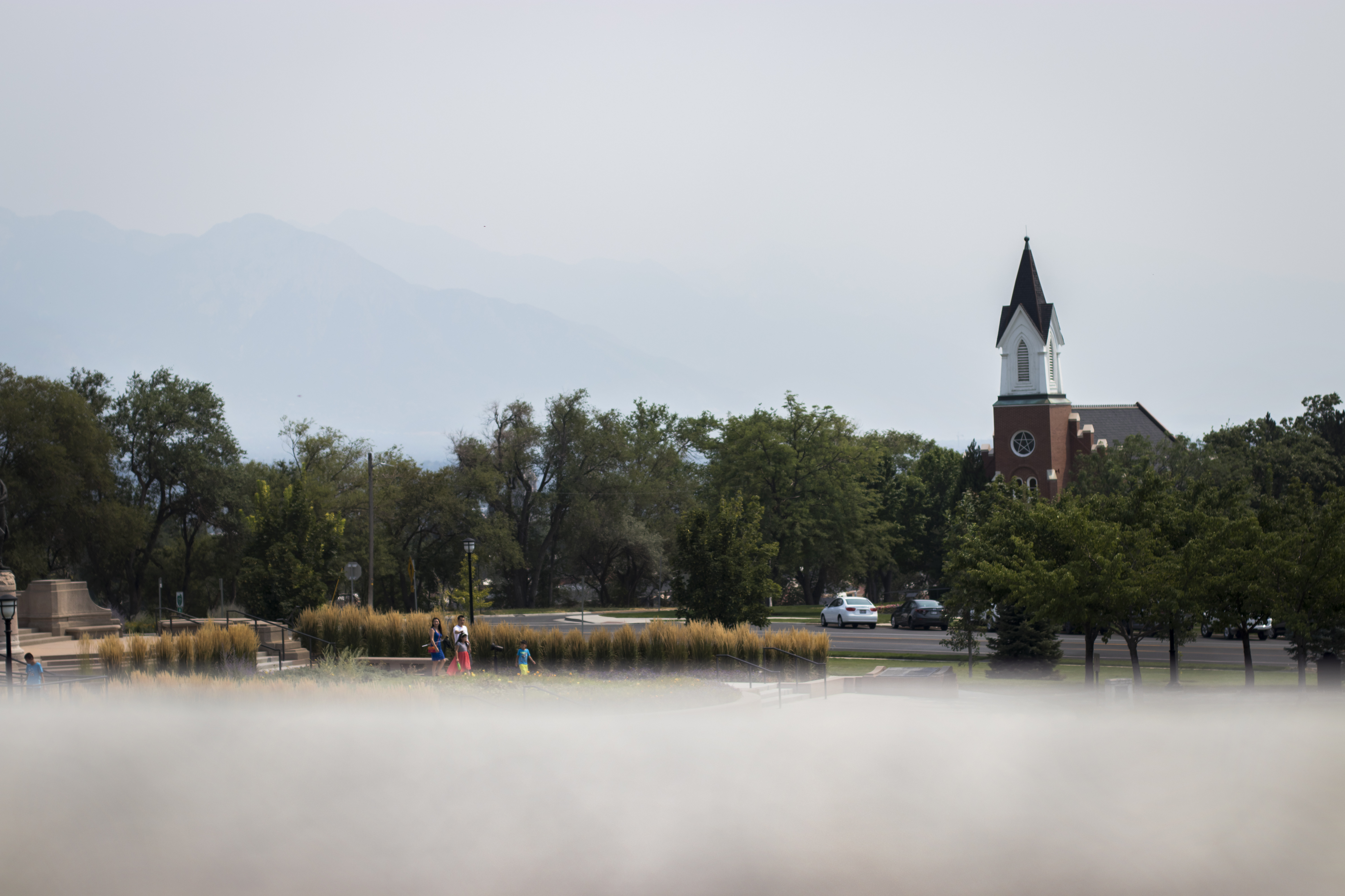 A view of White Memorial Chapel from the Utah Capitol on Aug. 11, 2018. (Photo: Carter Williams, KSL.com)