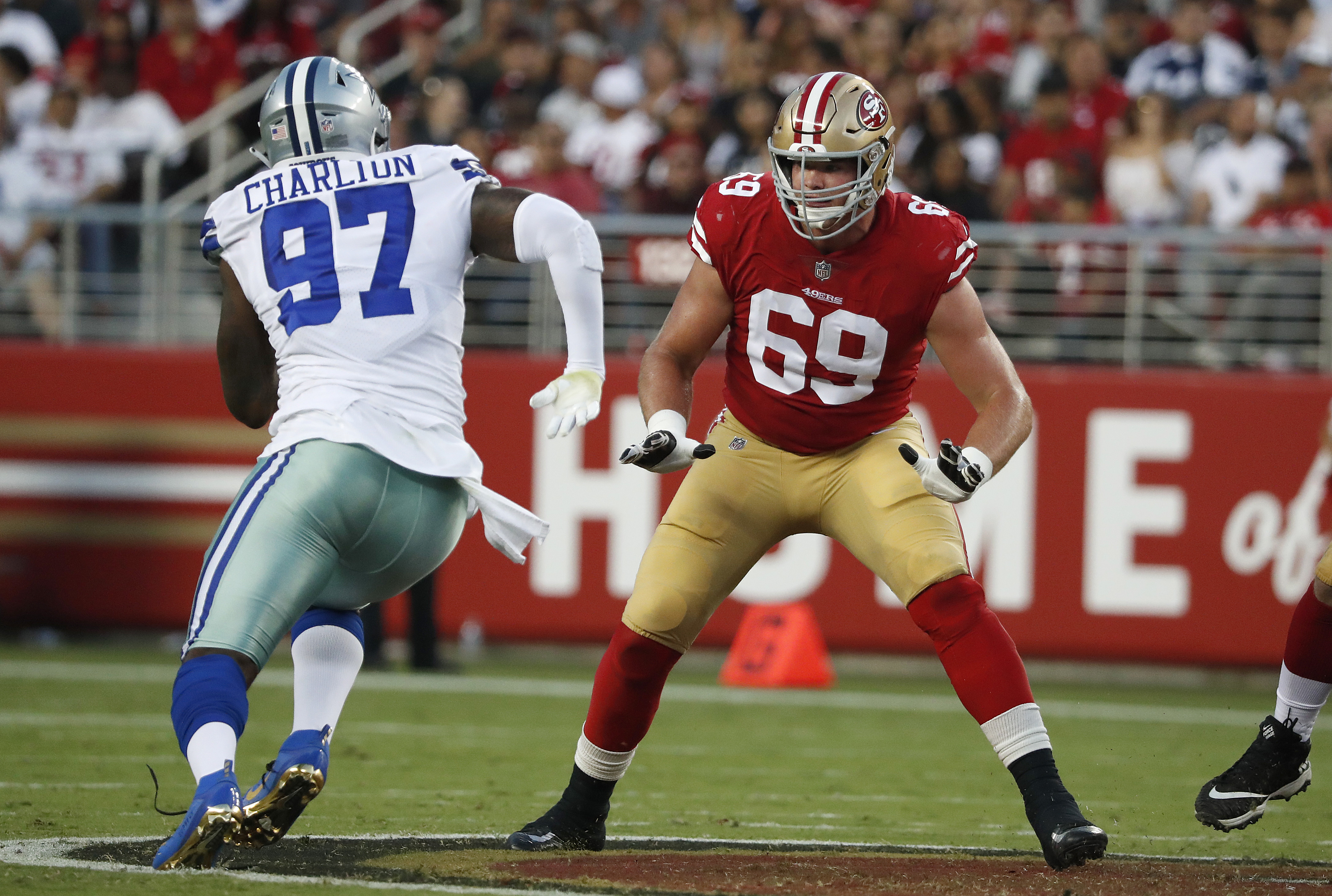 McGlinchey excited for big test this week vs. Watt, Clowney