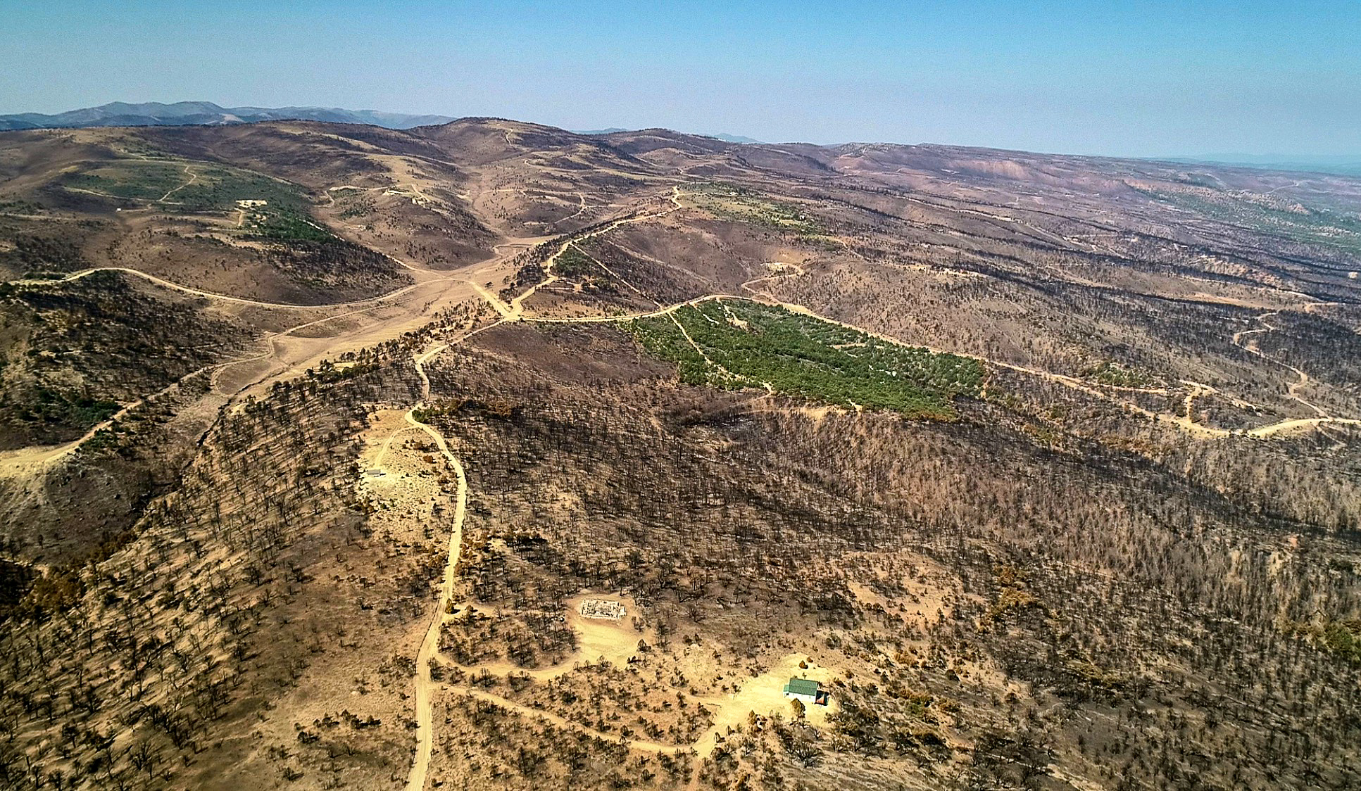 Before and after: The destruction from the Dollar Ridge Fire