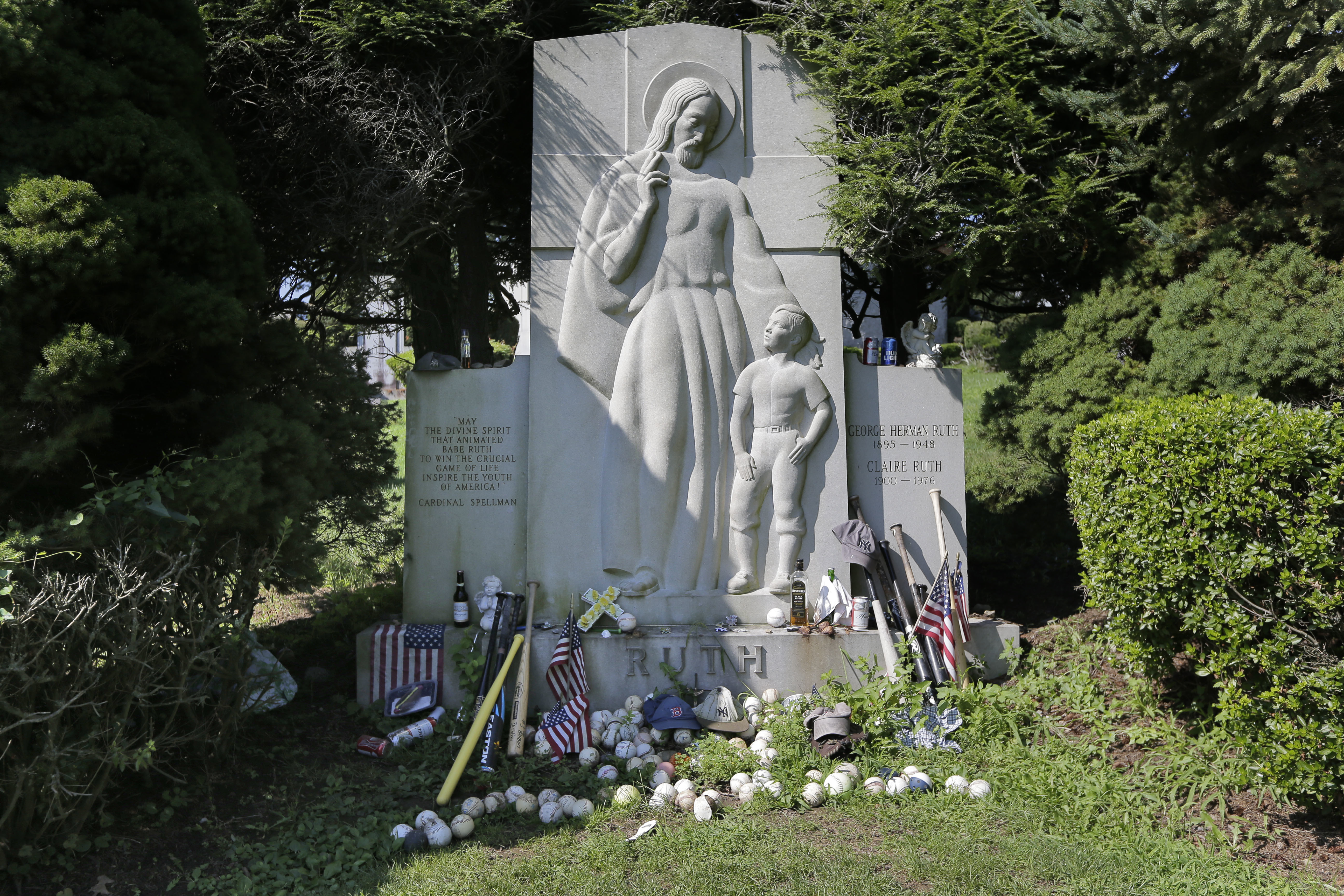 70 years after Babe Ruth's death, fans still flock to grave