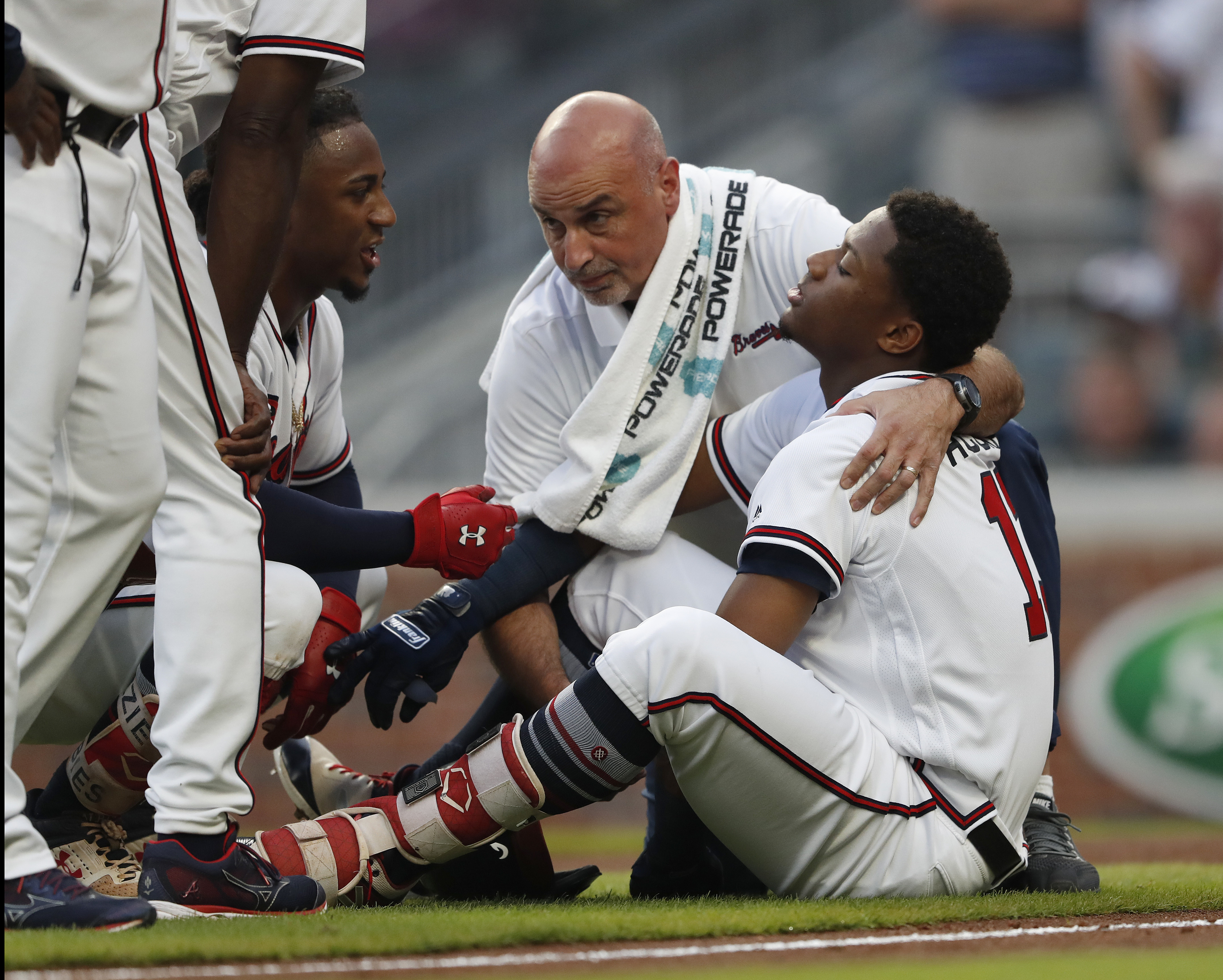 Marlins' Urena suspended 6 games for hitting Acuna