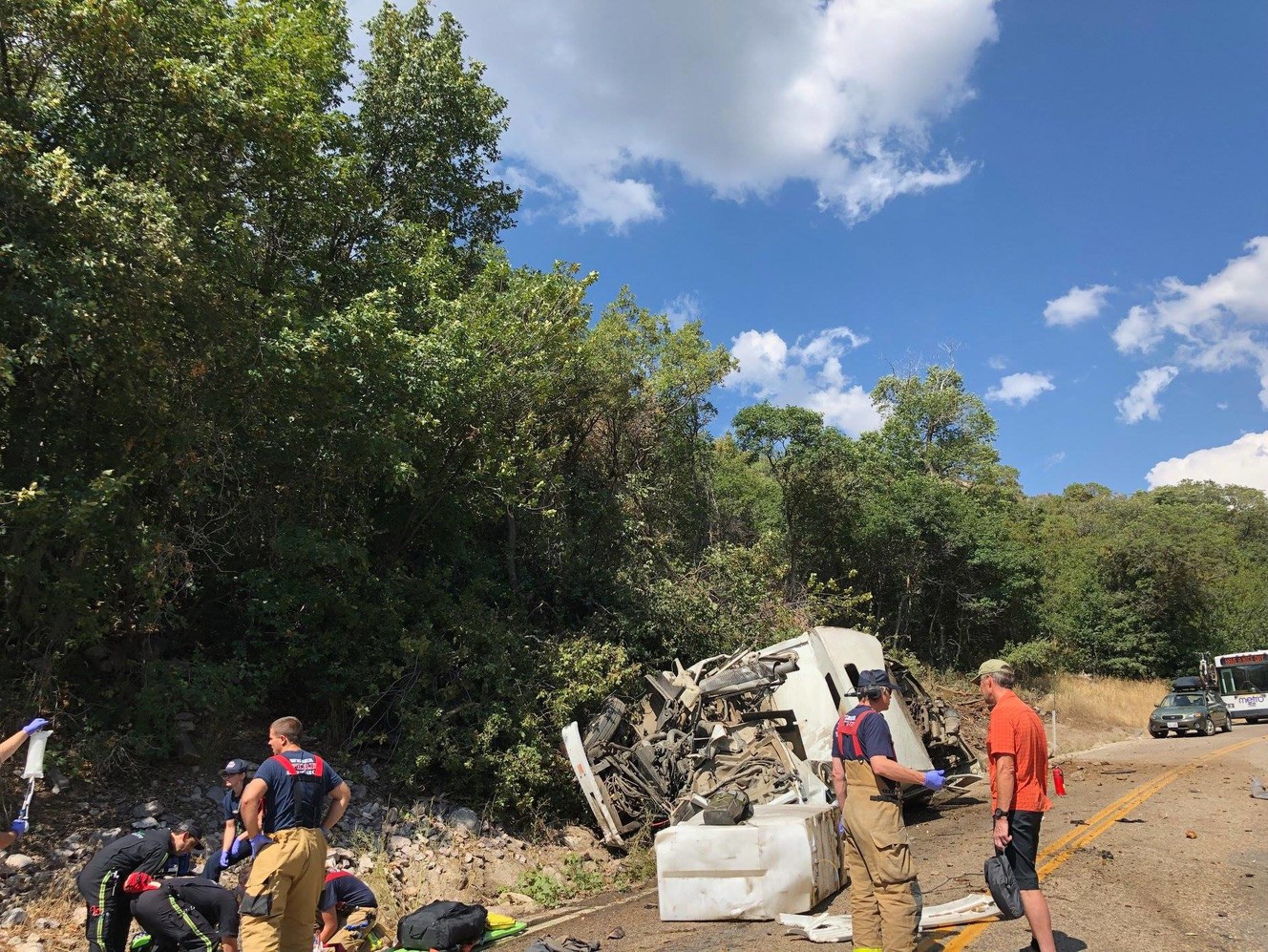 Man dies after street sweeper crashes on Utah's Powder Mountain