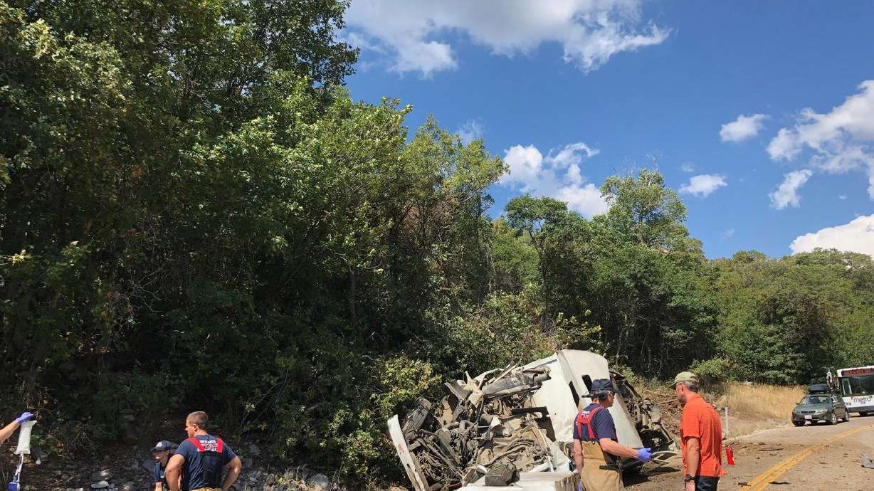 Man dies after street sweeper crashes on Utah's Powder Mountain