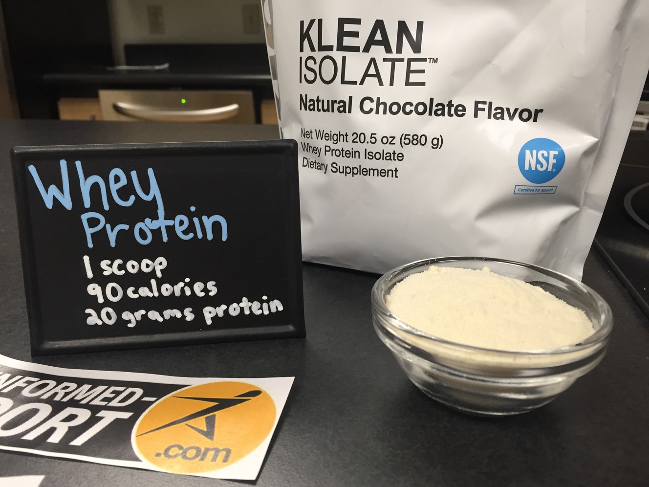 Mary Malie said she takes protein powder because it's a convenient way of getting the nutrition she needs. (Photo: KSL TV)