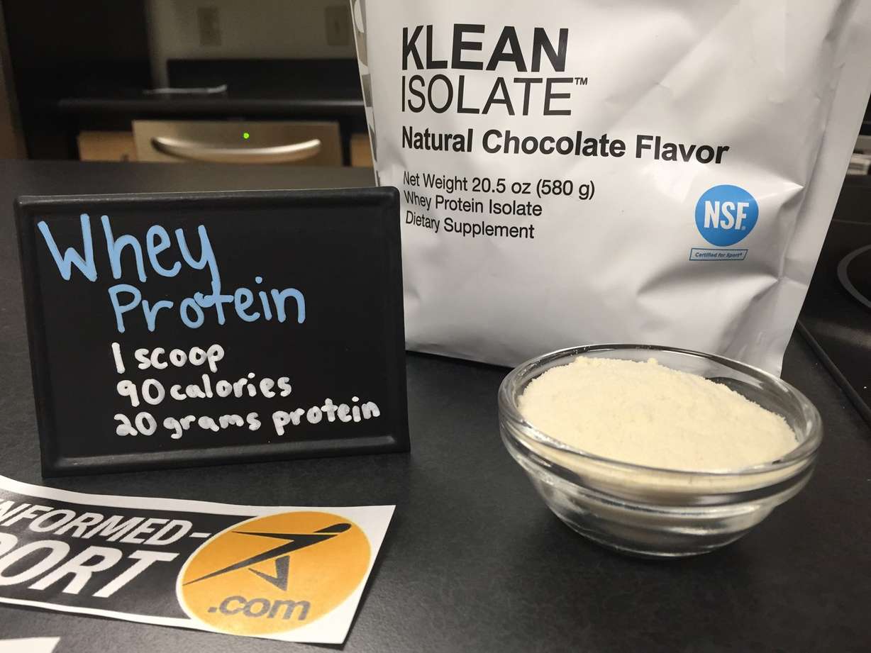 Mary Malie said she takes protein powder because it's a convenient way of getting the nutrition she needs. (Photo: KSL TV)