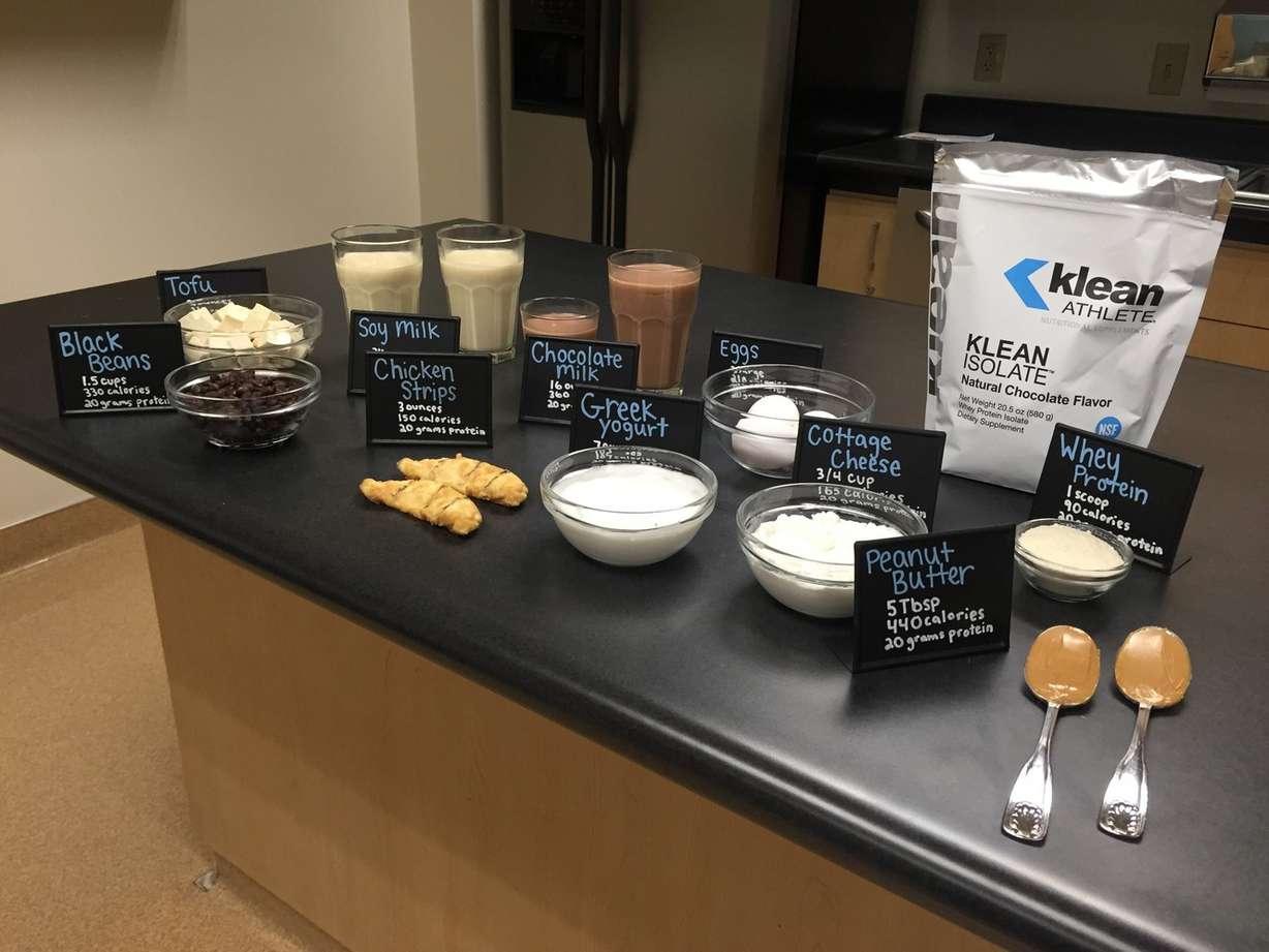 Intermountain Healthcare experts said getting protein from whole food sources is best since food provides added nutritional value like fiber, vitamins and minerals. (Photo: KSL TV)