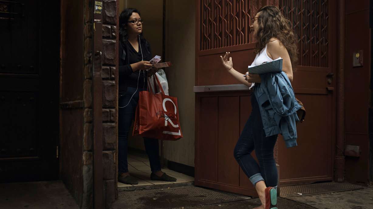 Sex workers knock on doors for political candidate