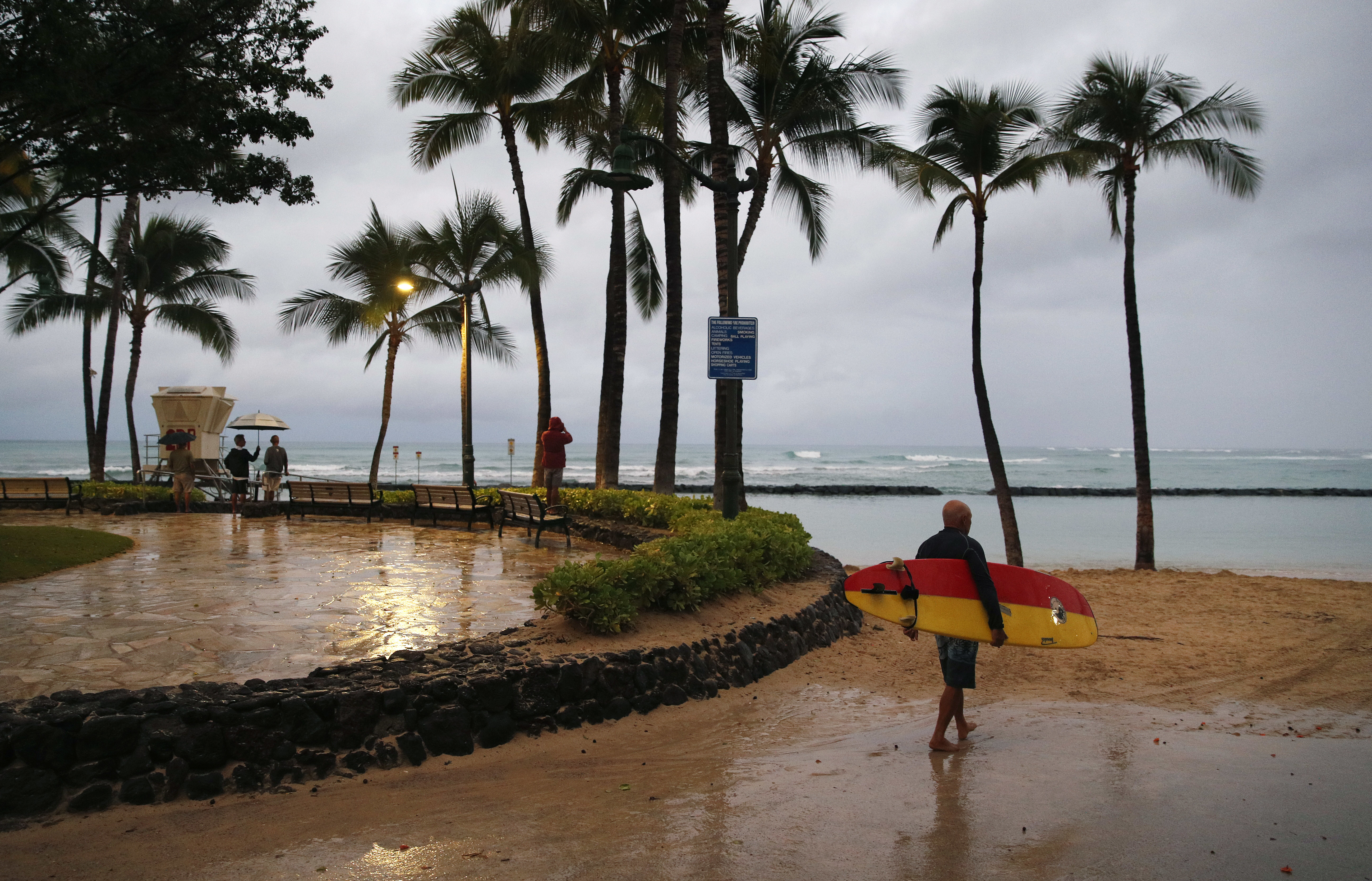 Storm drifts away from Hawaii after 'almost biblical' rains