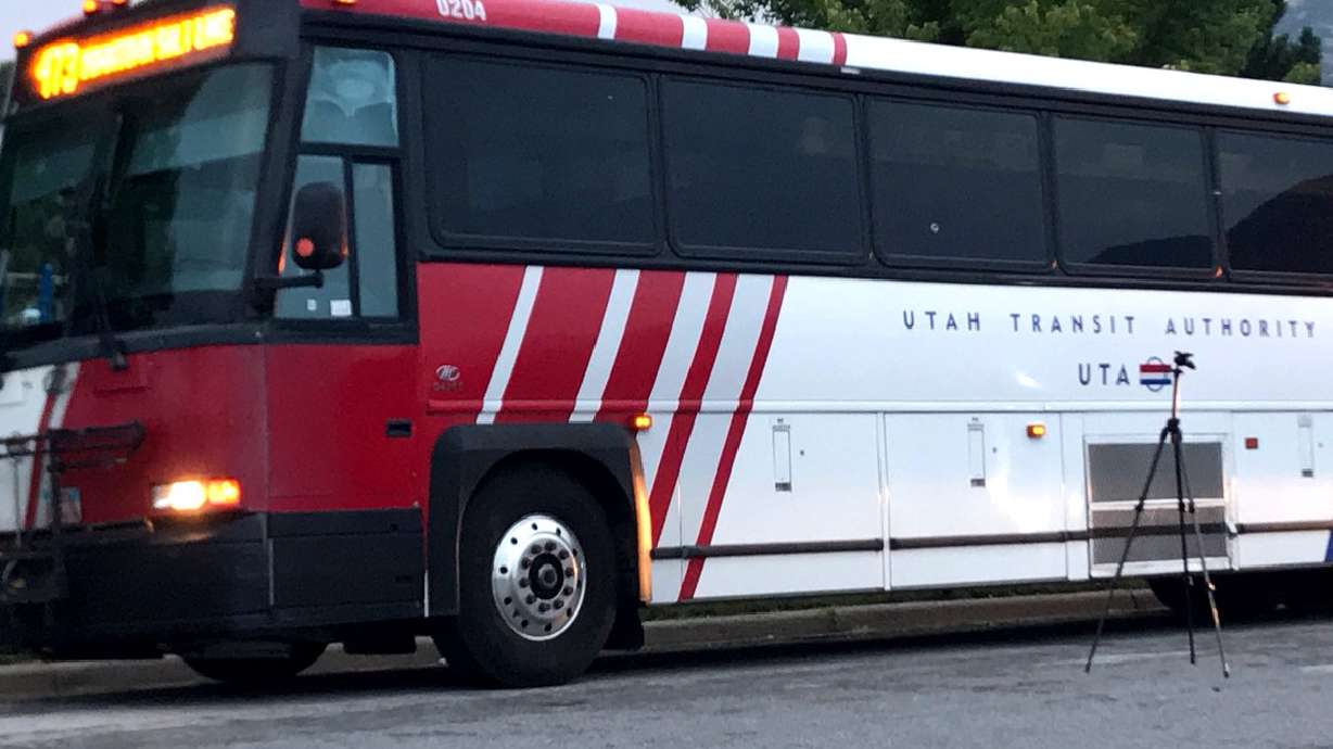 A Draper man has been charged with hijacking a Utah Transit Authority bus after allegedly threatening the driver with a fire extinguisher.