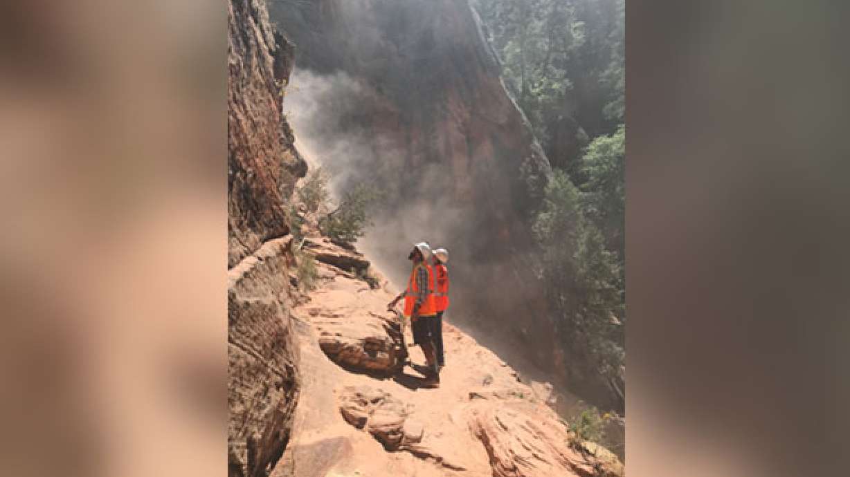 Hidden Canyon Trail closed in Zion National Park due to rockfall