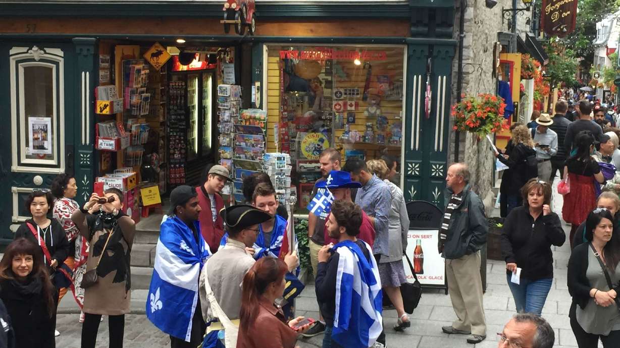 Outside Quebec City's wall, a waterfall and more enticements