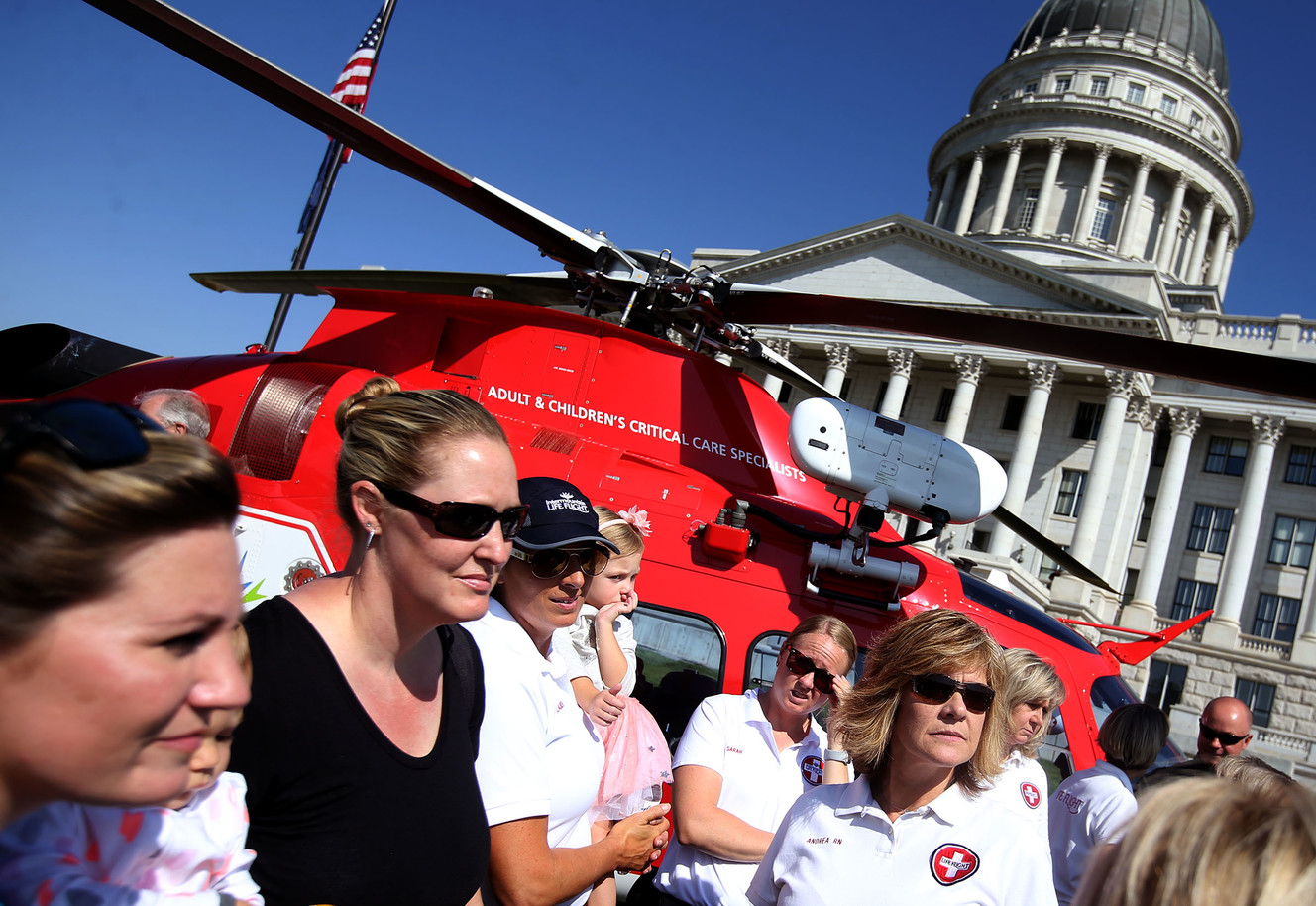 '40 years of saving lives': Utah governor, rescued runner mark Life Flight anniversary