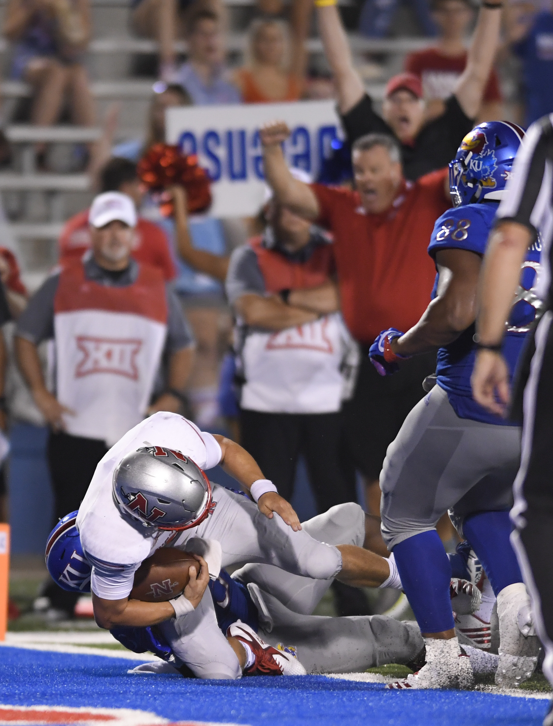 Fourcade leads Nicholls to 26-23 overtime win over Kansas