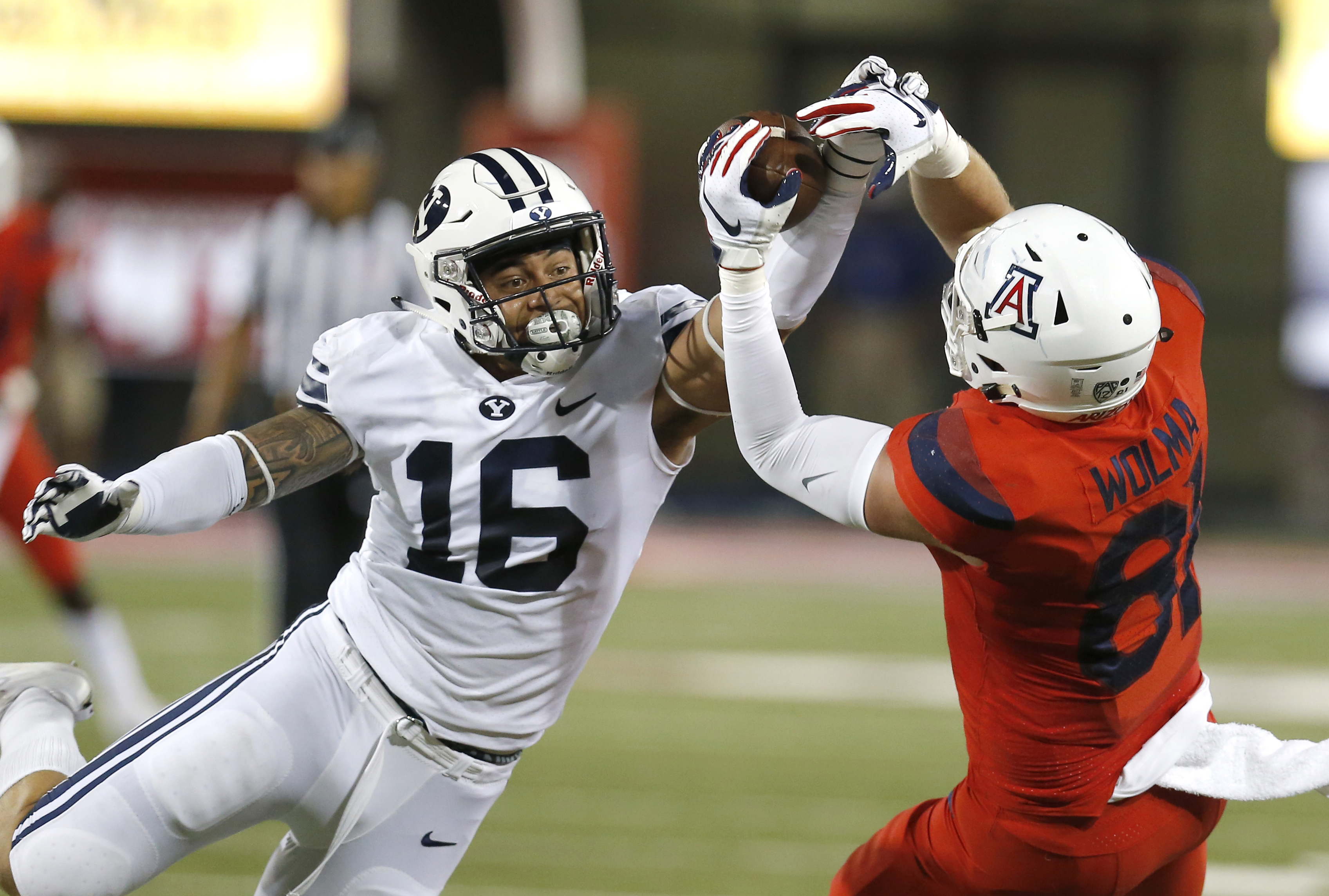 BYU spoils Sumlin's debut with 28-23 win over Arizona