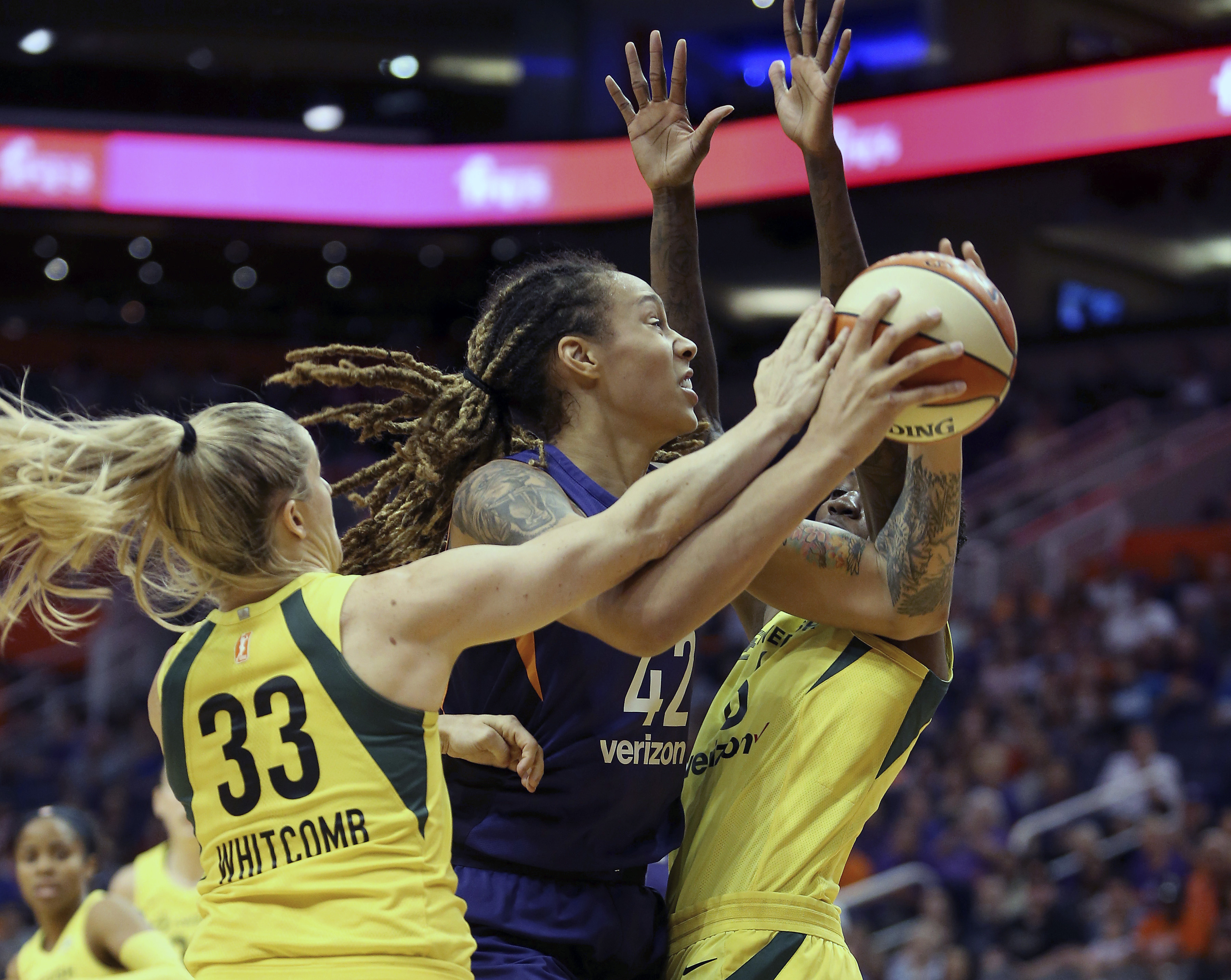 Griner, Mercury rally to beat Storm, force deciding Game 5