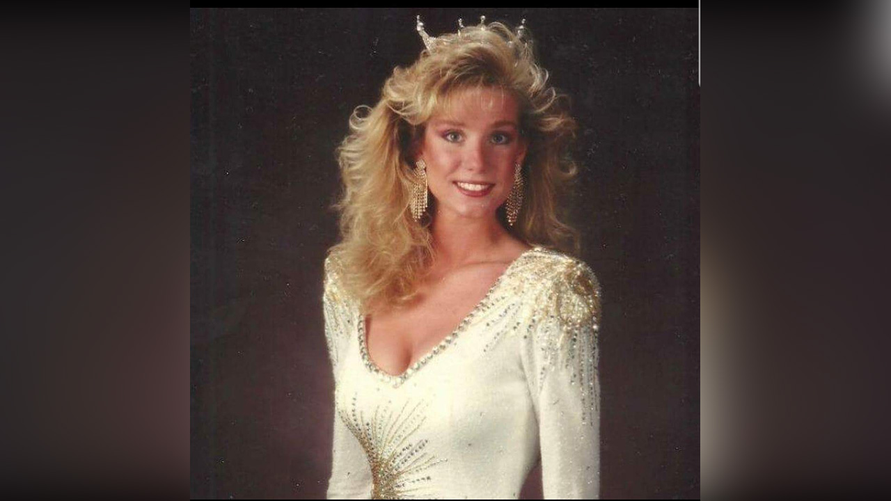 University of Utah graduate Jesse Craig's mother, Elizabeth Johnson Craig, won the Miss Utah pageant in 1991. Photo: KSL TV