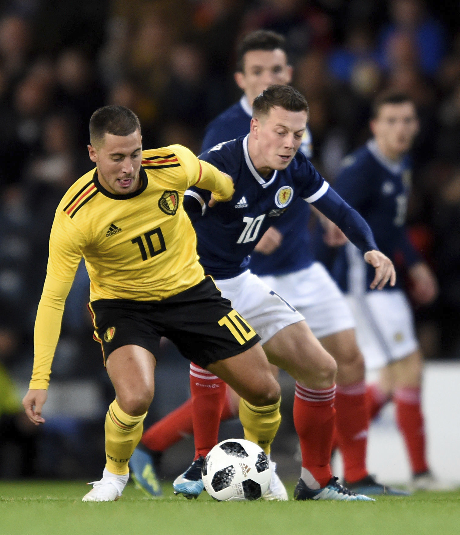 Batshuayi double helps Belgium beat Scotland 4-0 in friendly