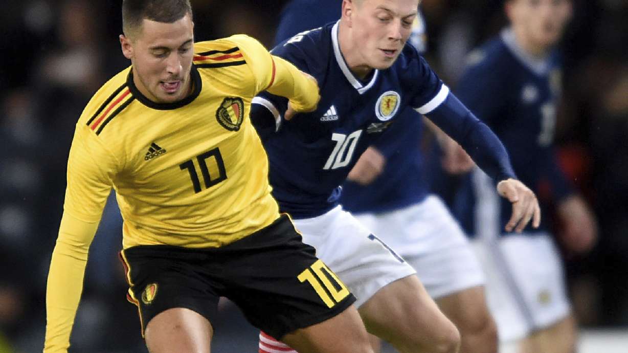 Batshuayi double helps Belgium beat Scotland 4-0 in friendly