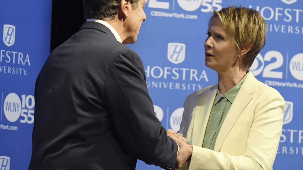 New York mayor won't endorse Cuomo or Nixon in governor race