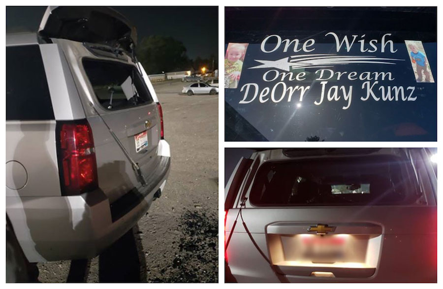 Grandmother heartbroken after DeOrr Kunz message vandalized outside fair