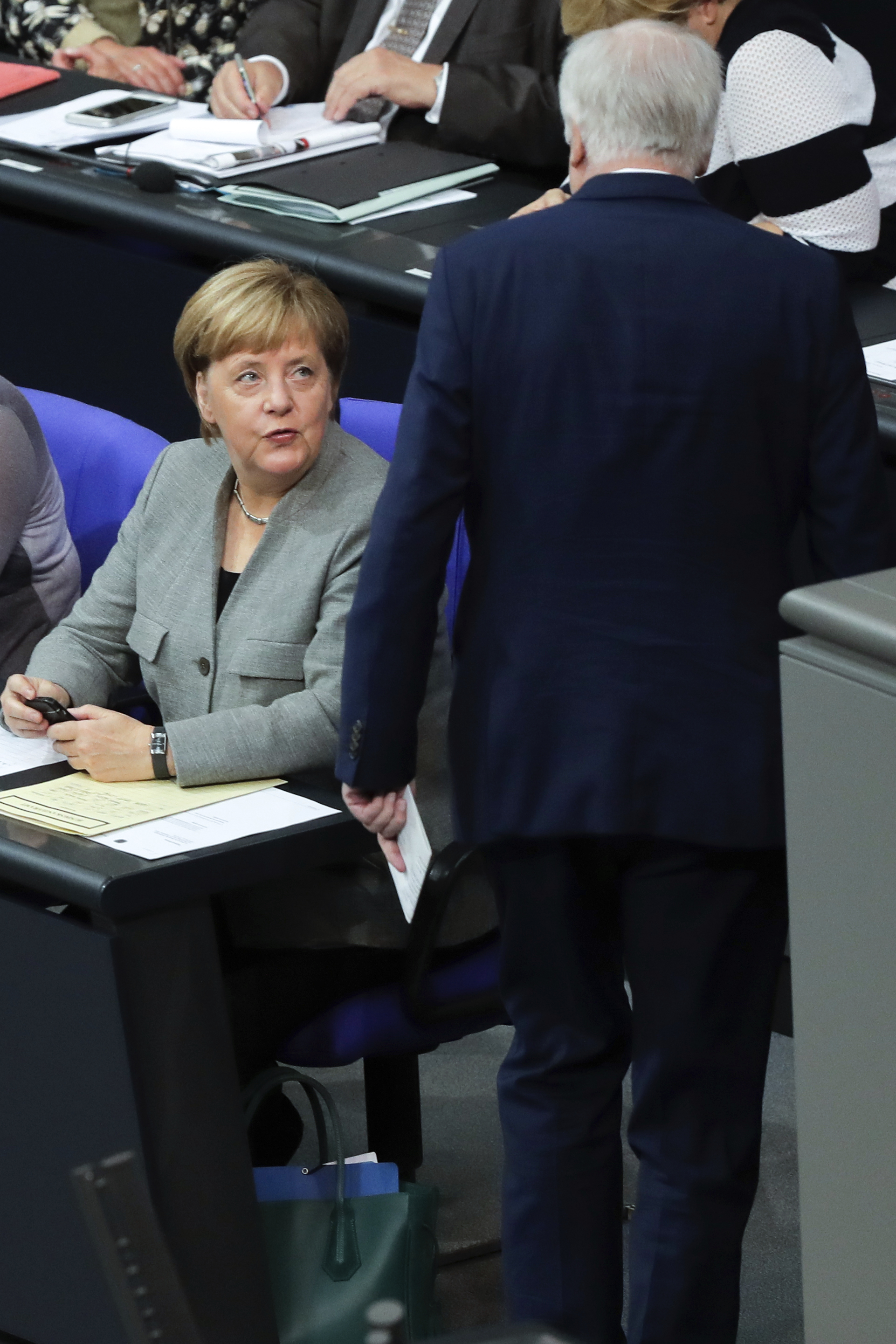 Merkel partners call for removal of German spy chief
