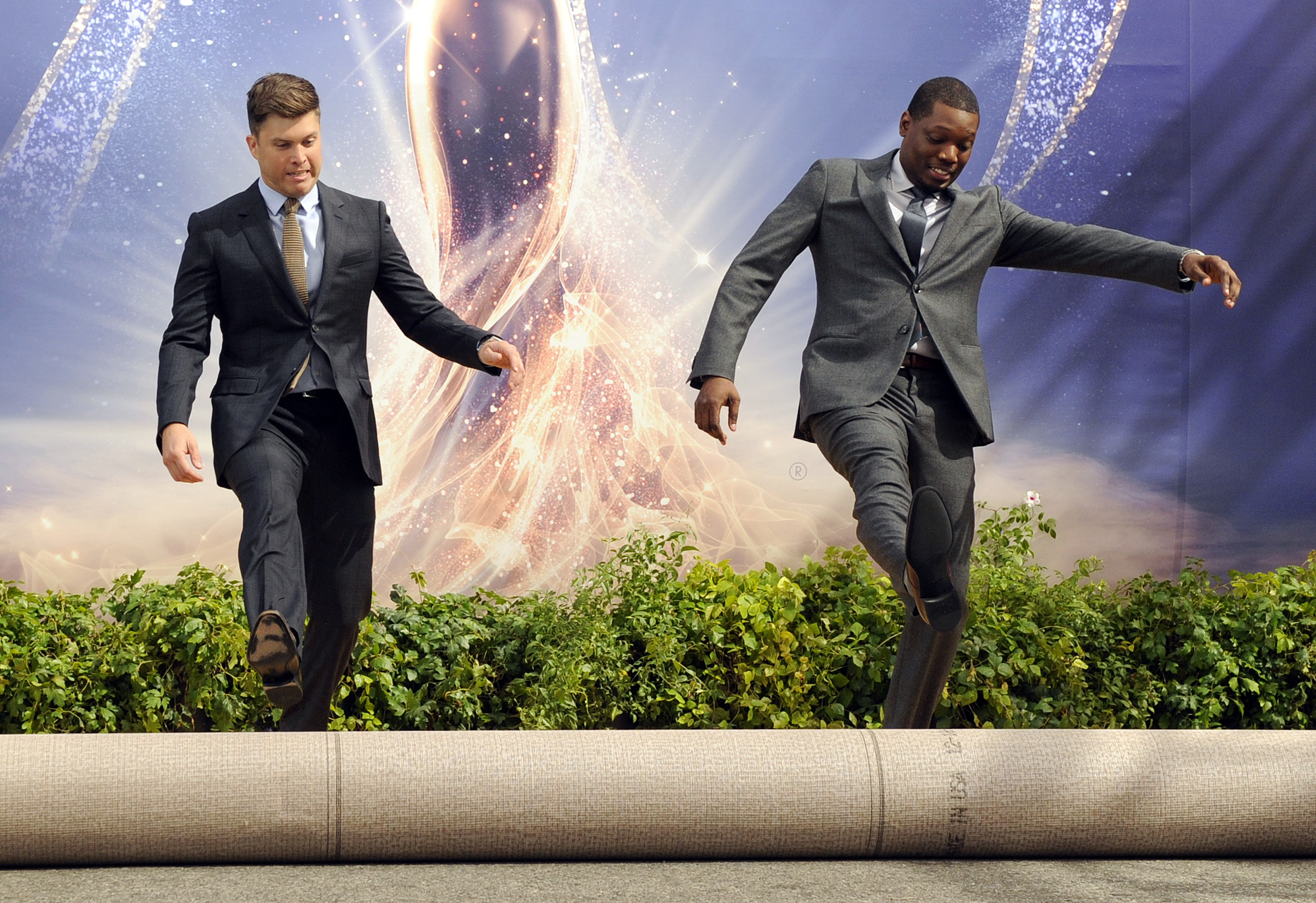 Emmy hosts Che, Jost ready for fun, politics, even mishaps