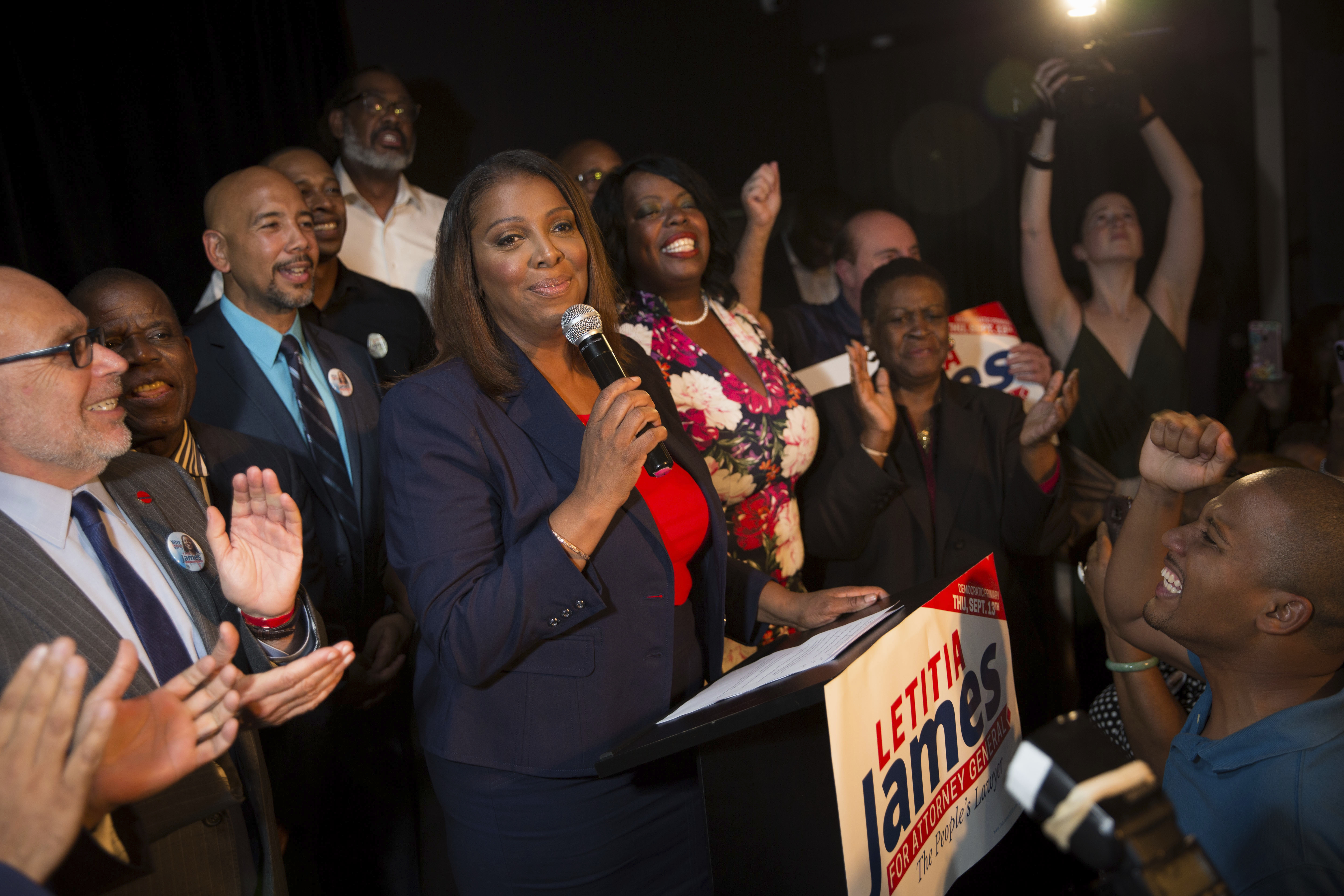 Letitia James wins primary for New York attorney general